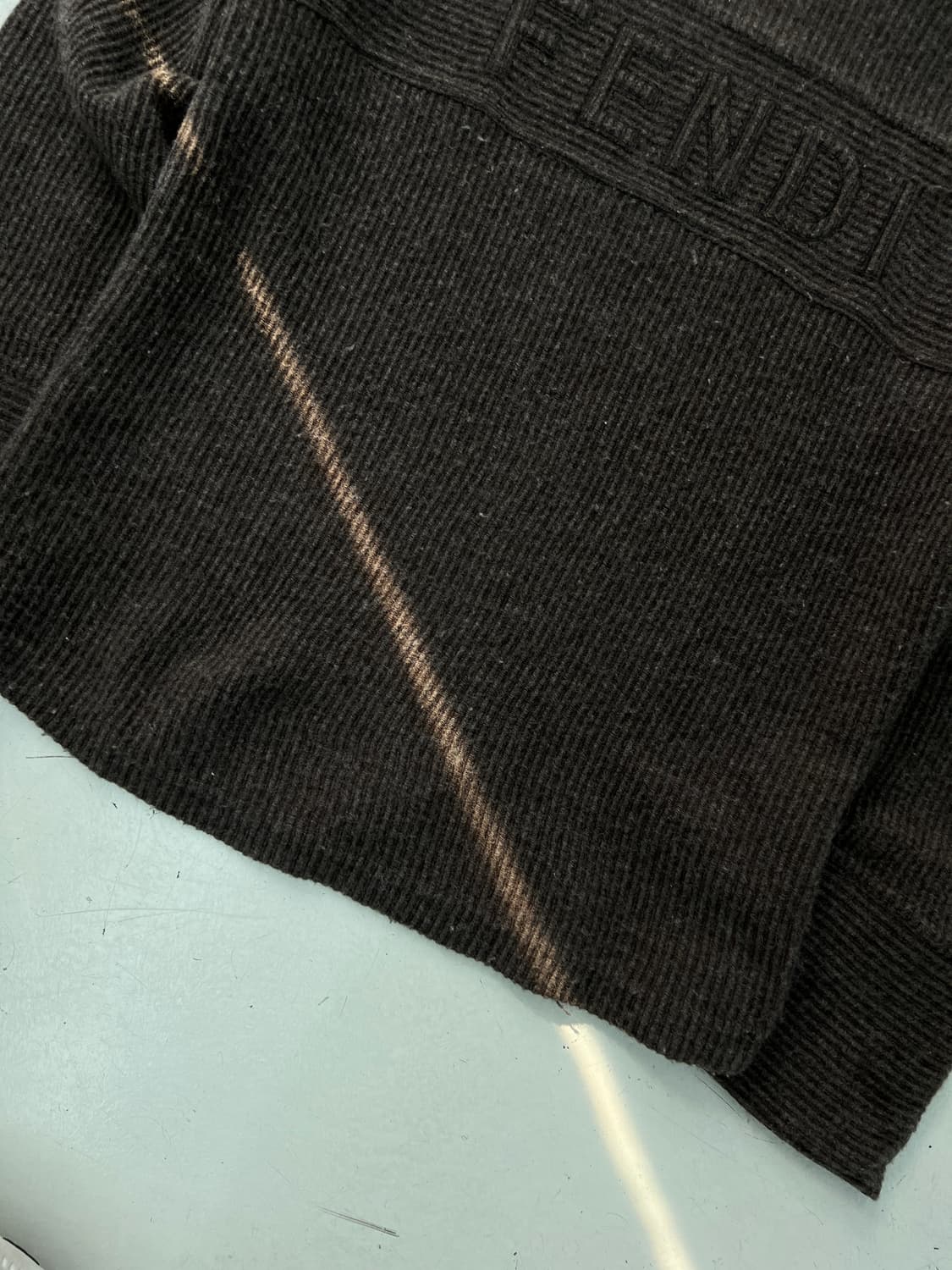 90s 펜디 모크넥 로고 니트 상품이미지5