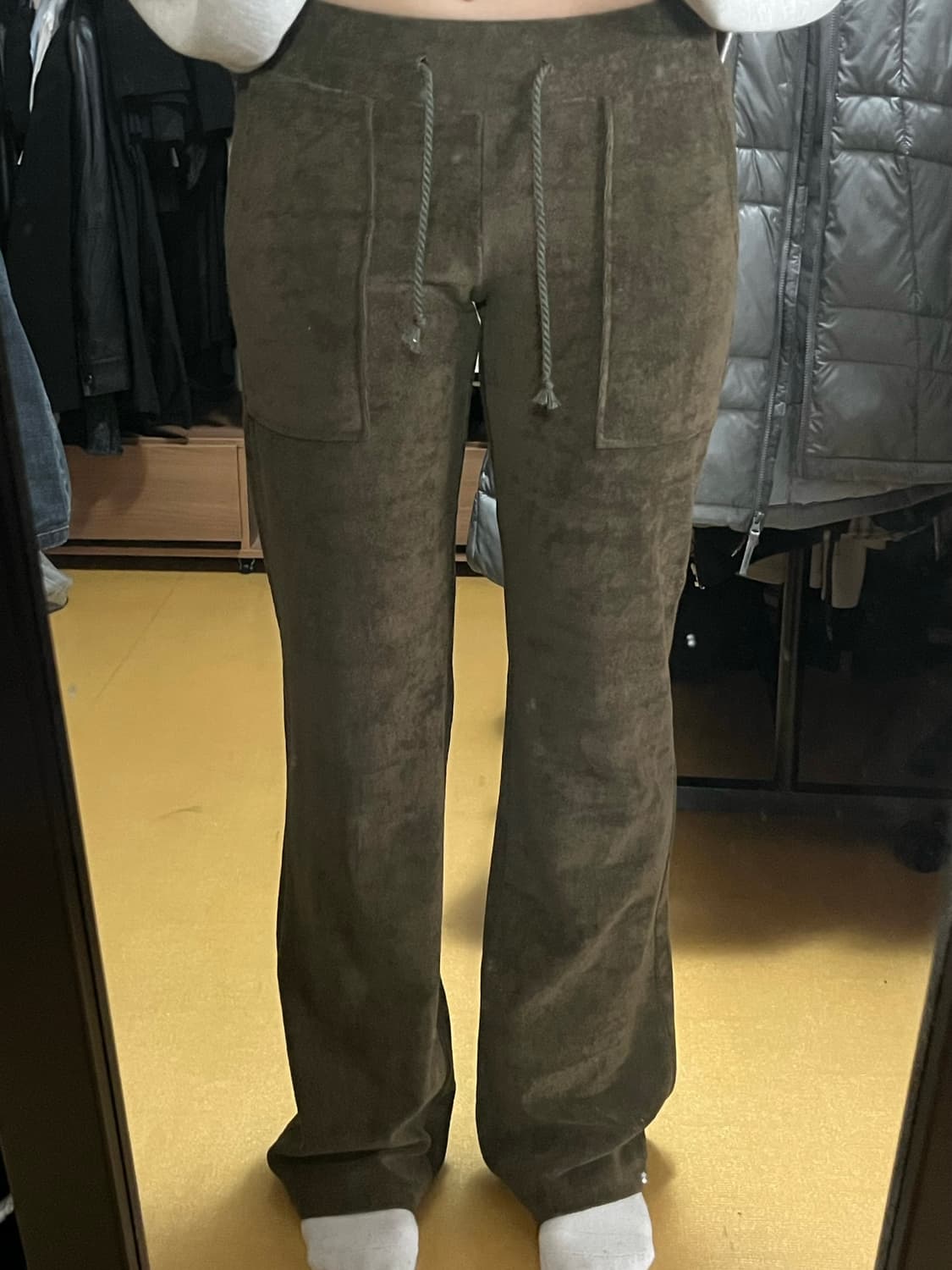 보헤미안 서울 트레이닝 팬츠-카키 상품이미지4