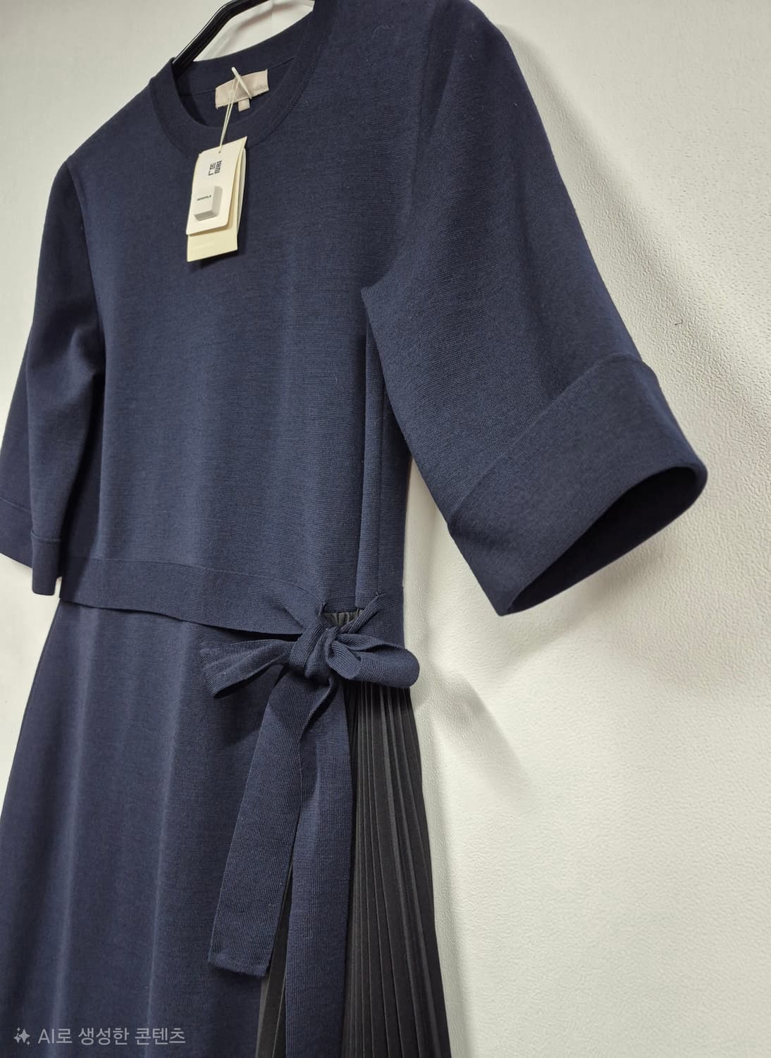 택새 빈폴레이디  쫀쫀  니트 원피스 상품이미지5