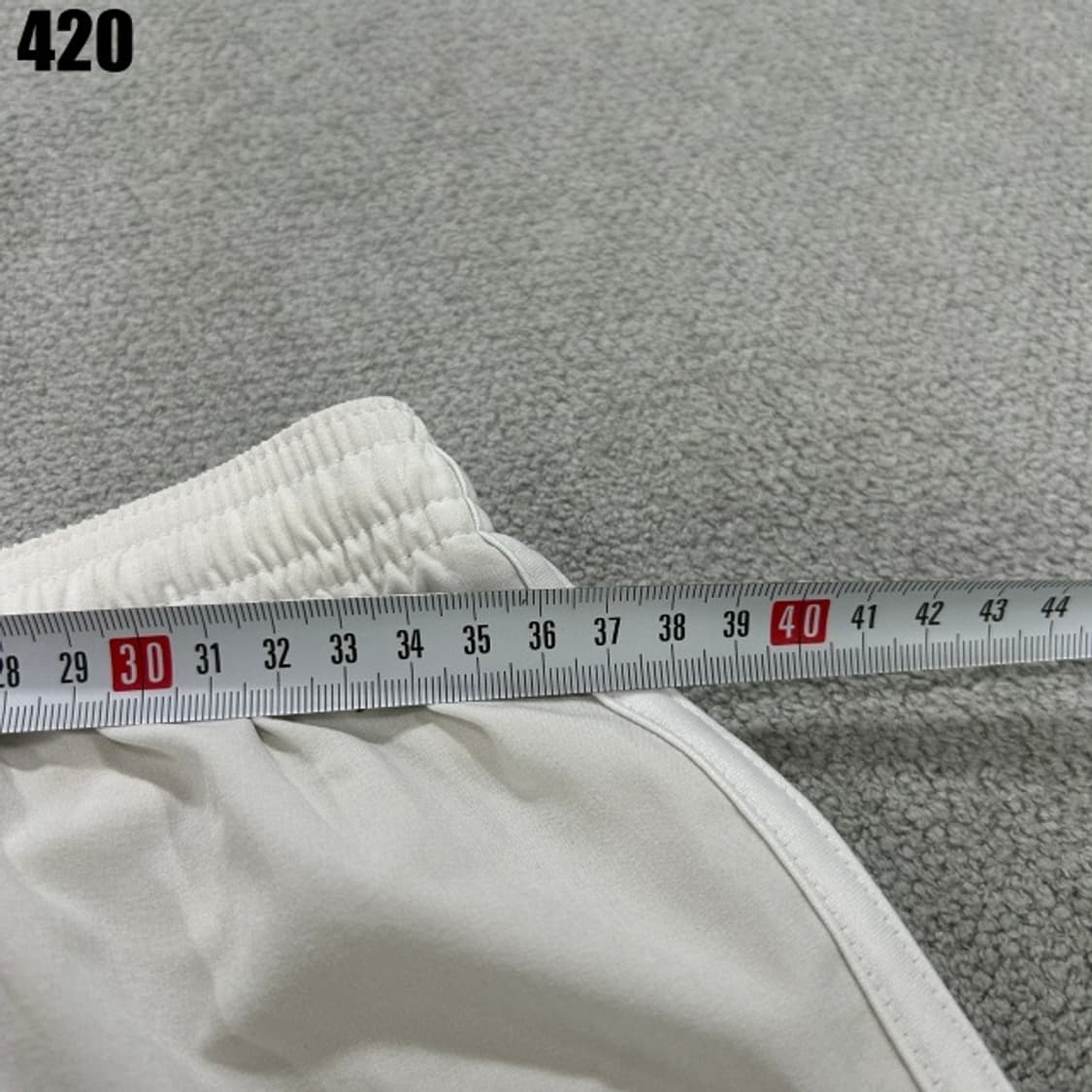 아디다스 화이트 삼선 반바지  상품이미지5