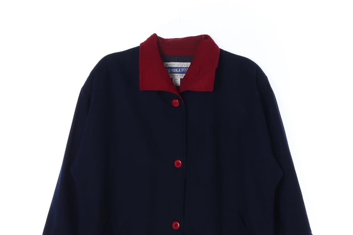 펜들턴 USA 울 100% 카라 포인트 코트 (남성 16) 상품이미지2