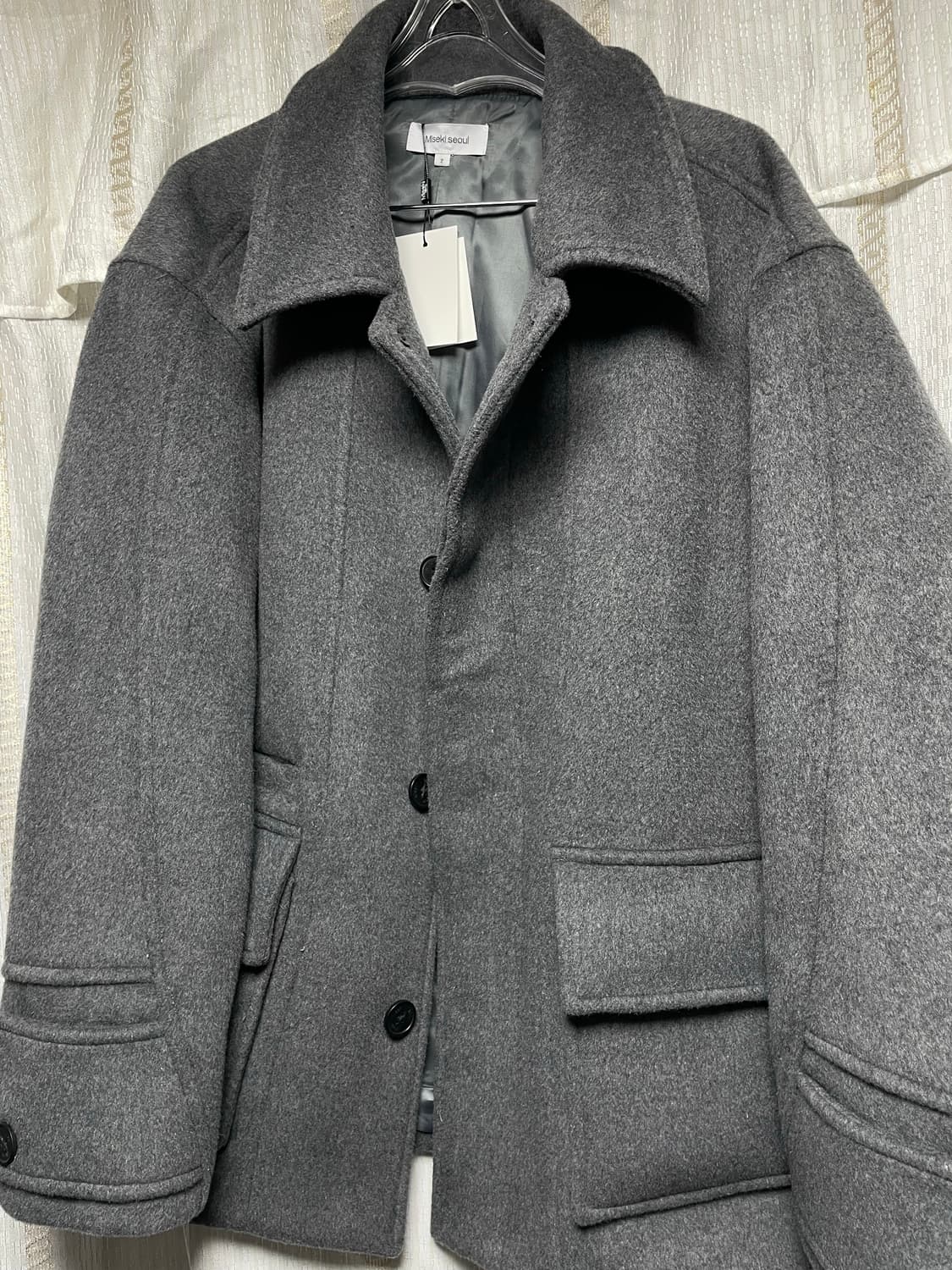 미세키 서울 맨 하프코트 상품이미지1