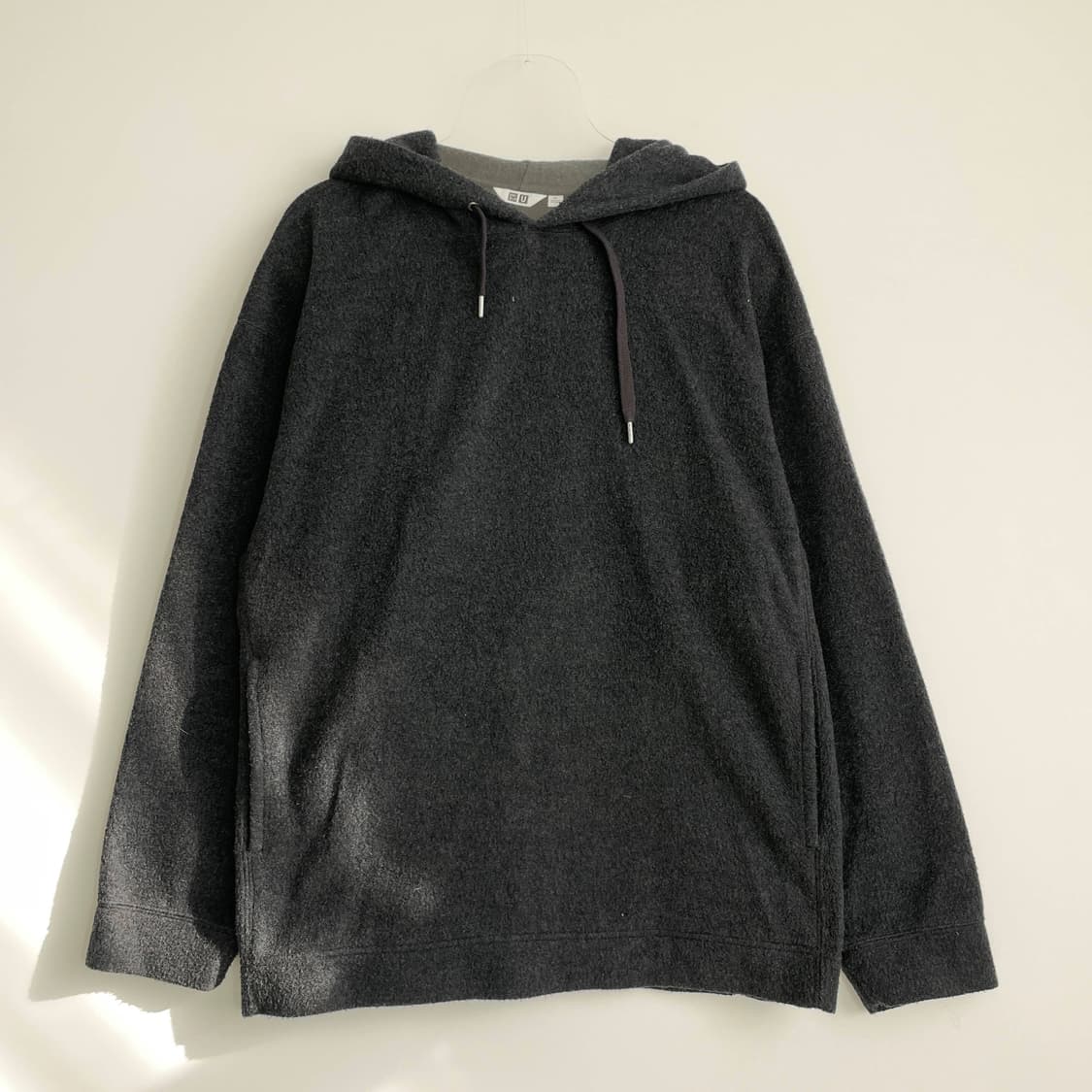 D2 유니클로U 르메르 후리스 후드 XL사이즈 상품이미지1