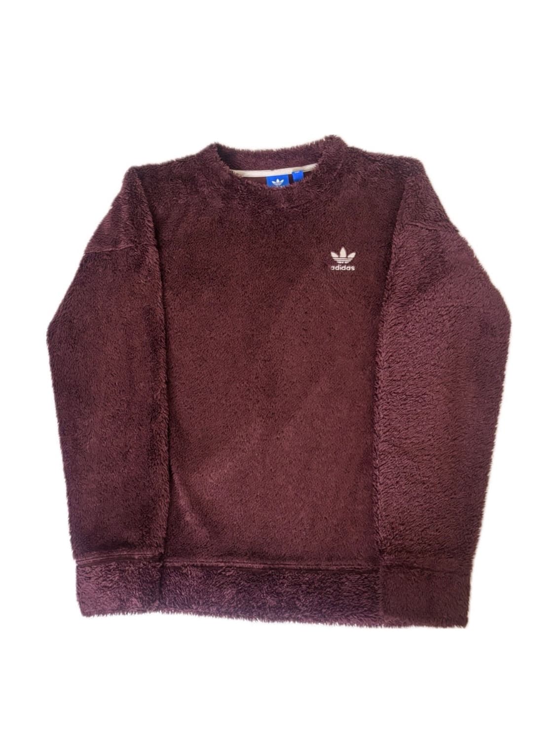 아디다스 파이어버드 버건디 쉐르파 맨투맨 상품이미지1