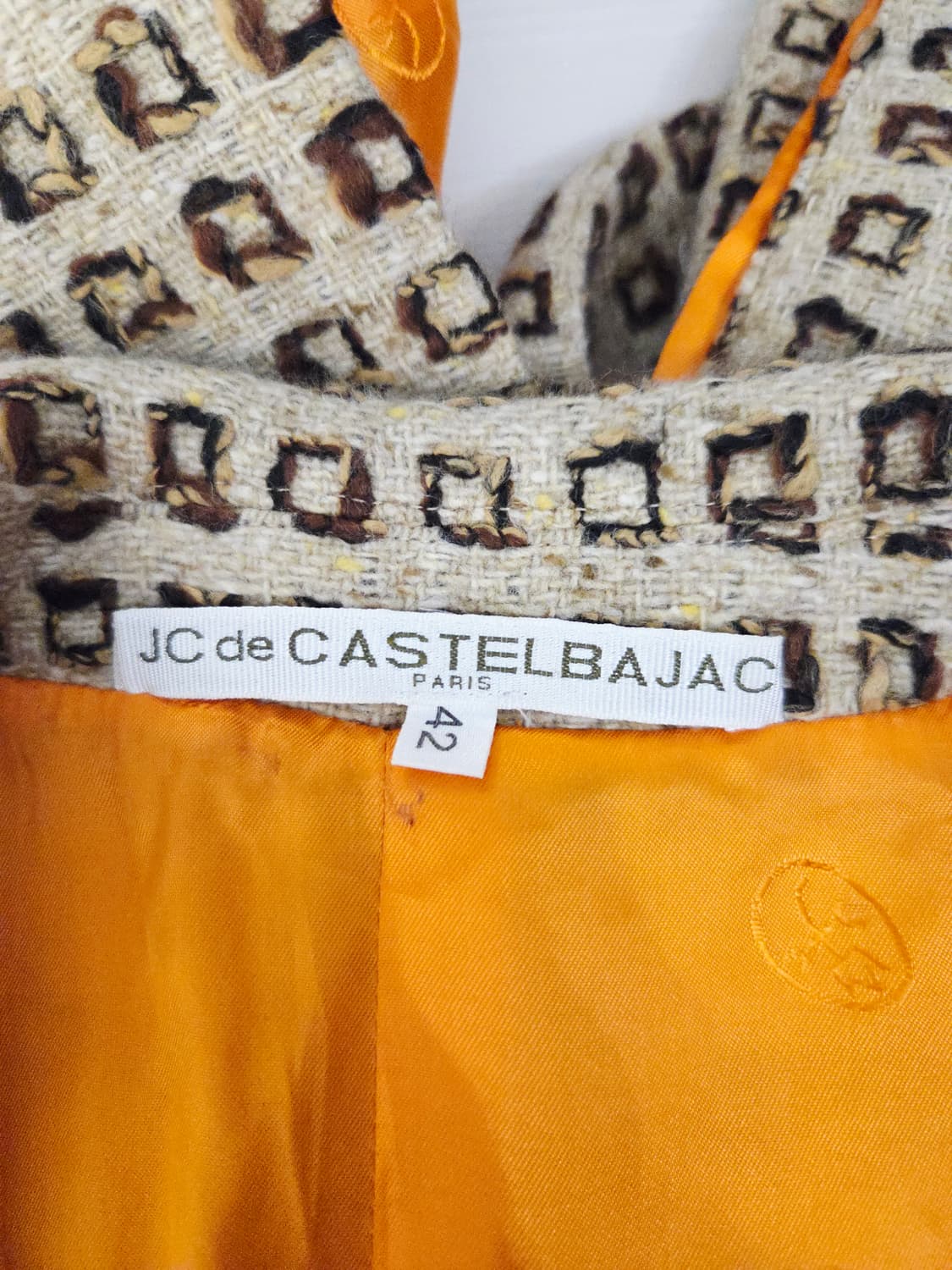 J.C. de CASTELBAJAC 까스텔바작 이탈리아 울 코트 상품이미지6