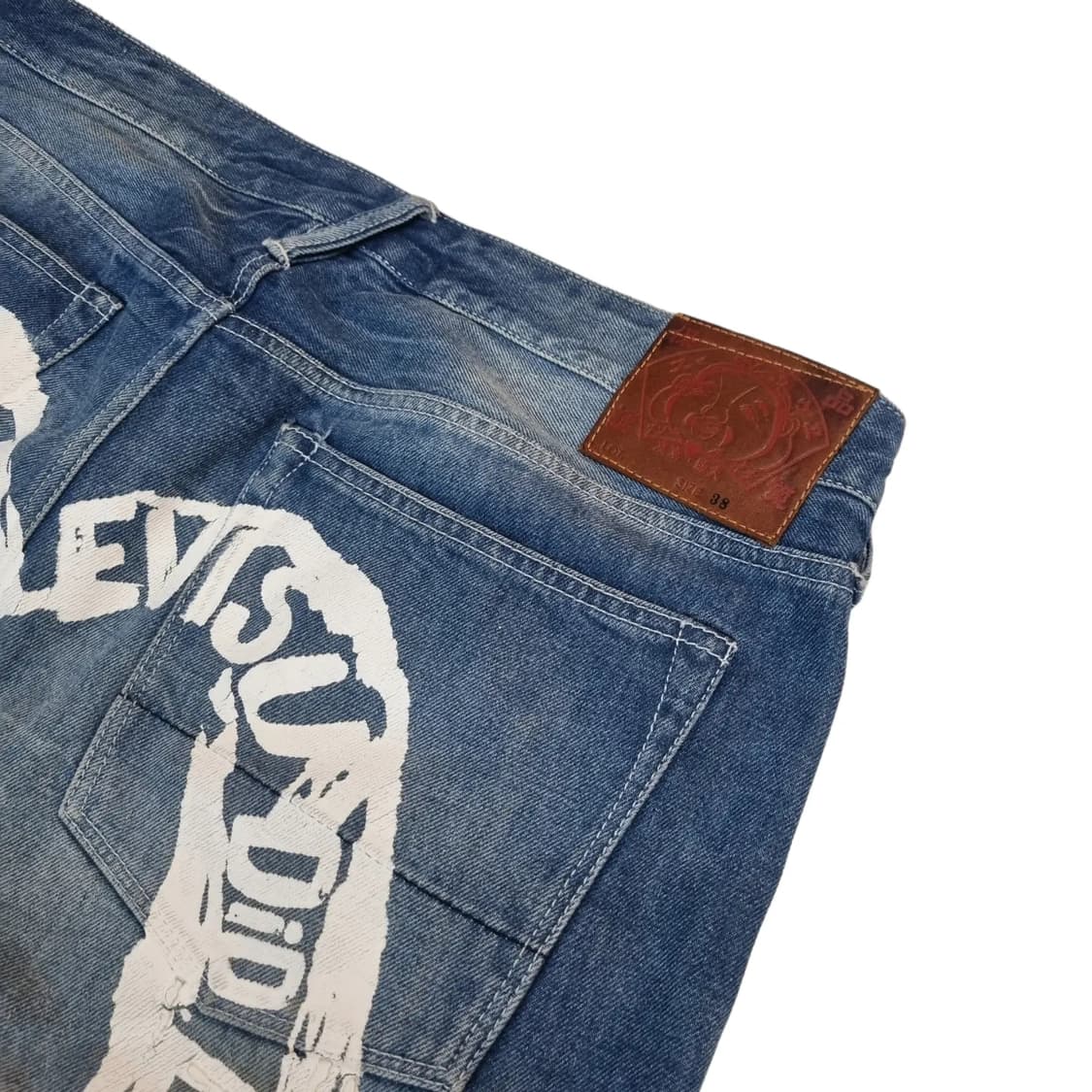 [38] 제펜 에비수 빅로고 하프 대님 팬츠 상품이미지4