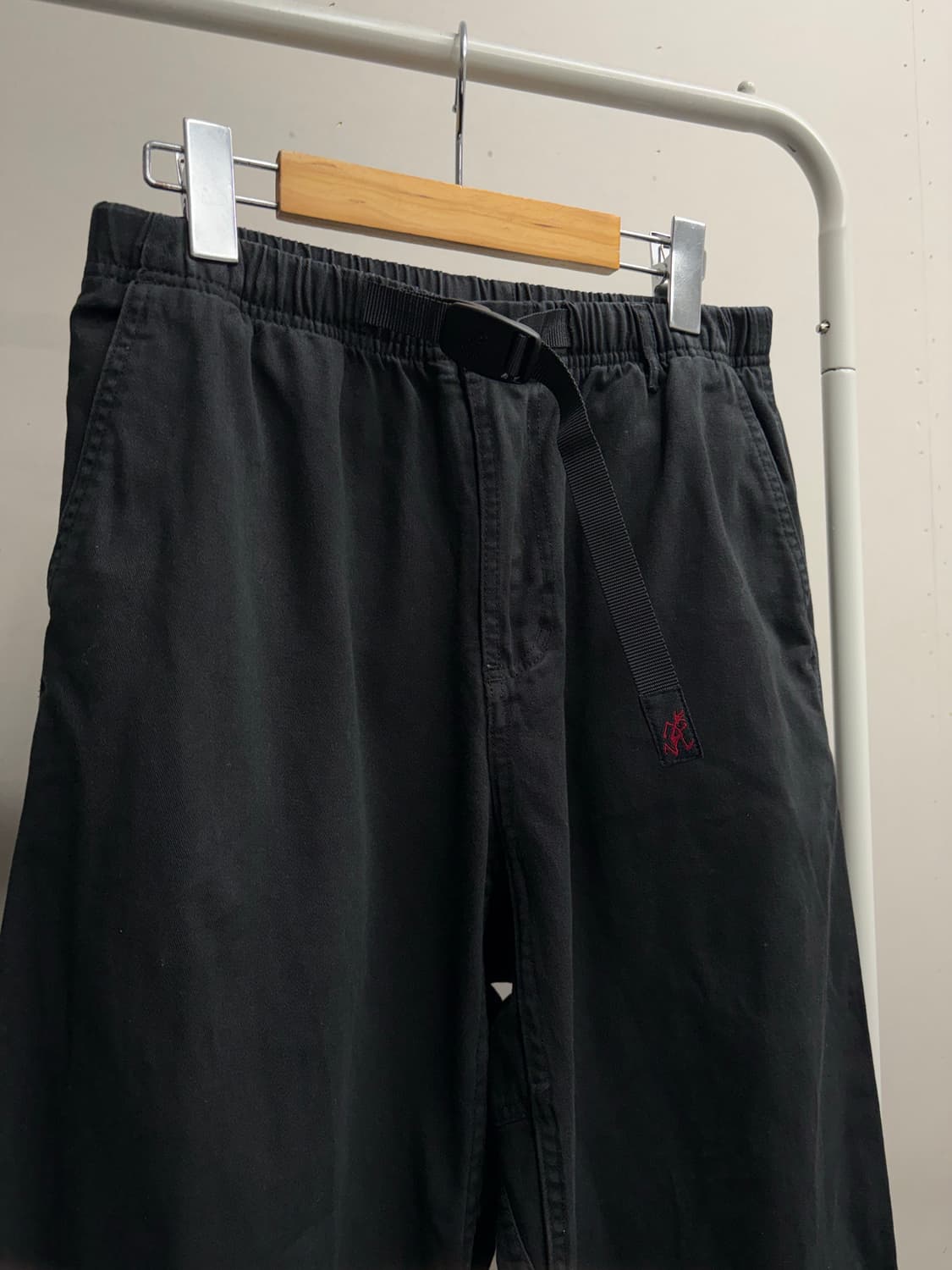 그라미치 블랙 와이드 팬츠 상품이미지1