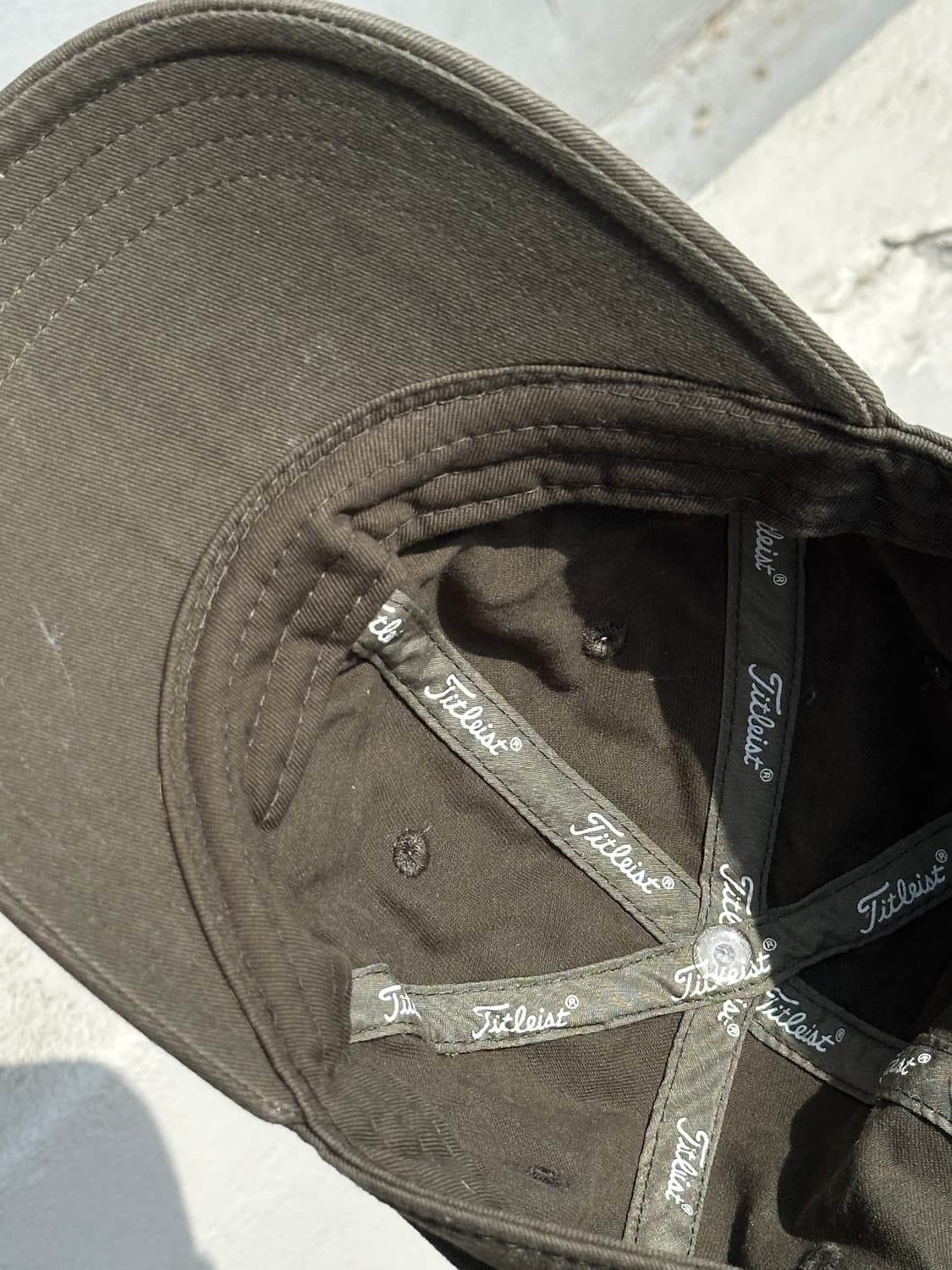 [M-L] 타이틀리스트 골프 카키 볼캡 모자 상품이미지5