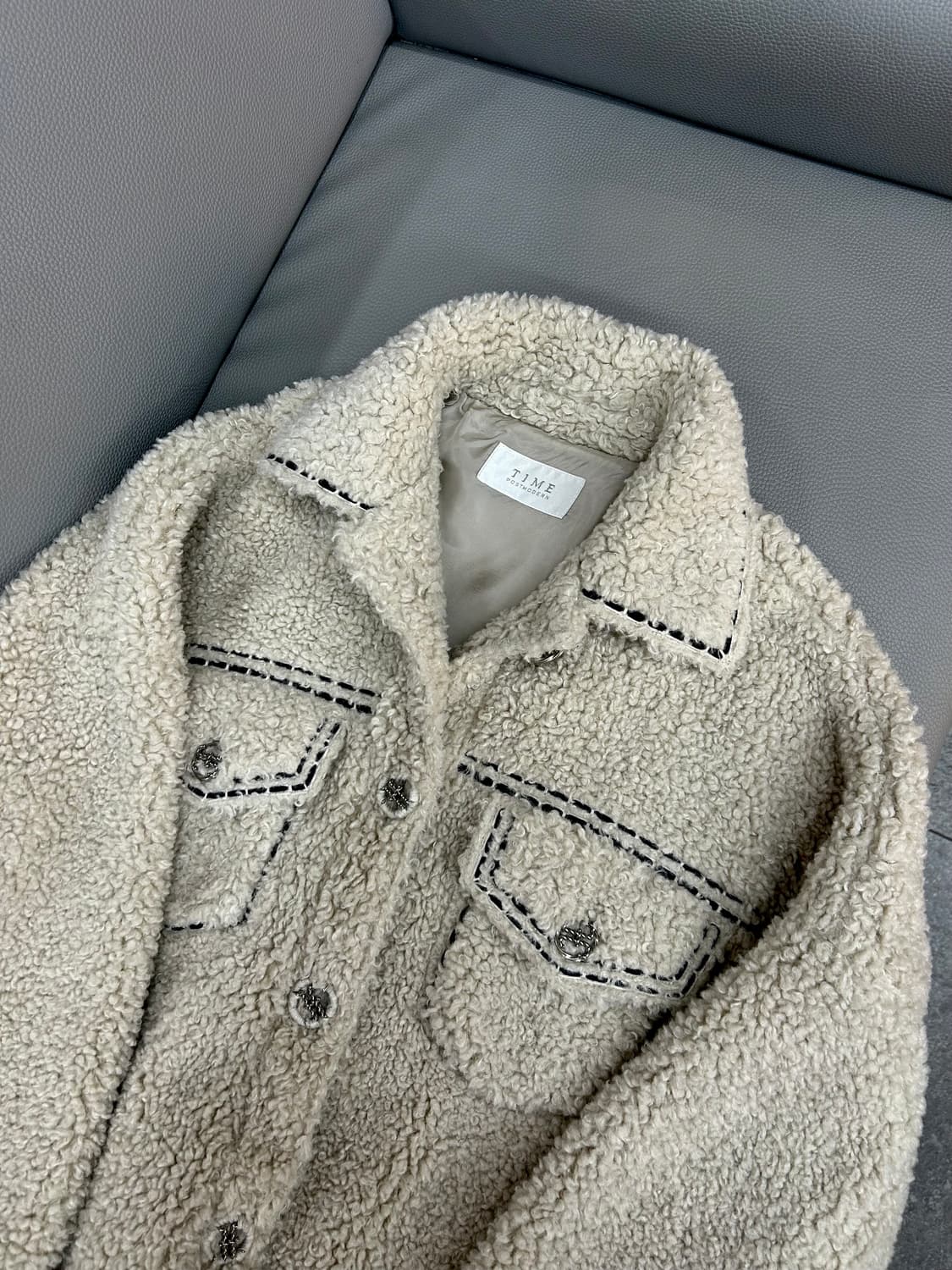 한섬 타임 오버사이즈 스템 헴 점퍼(Free) 상품이미지4