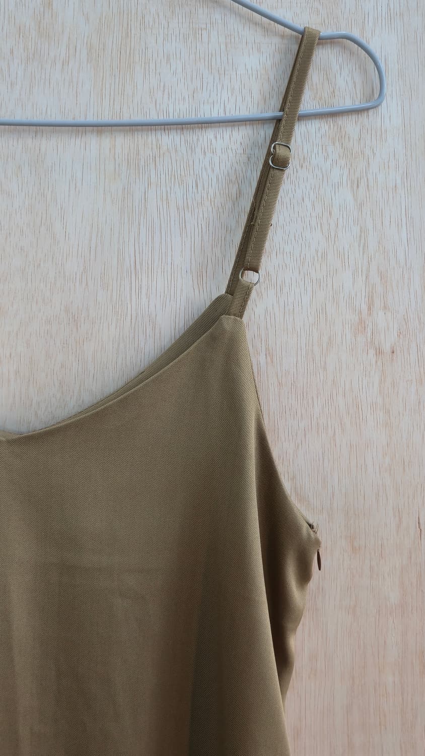 슬리브리스 원피스 베이지  상품이미지2