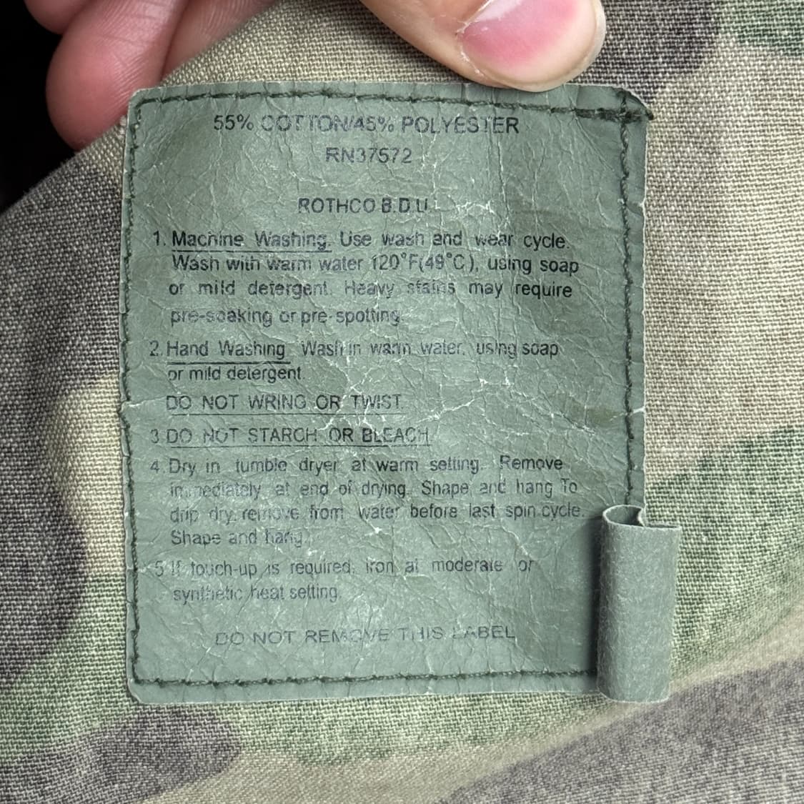 칸예 파블로 머천다이즈 백로고 카모자켓 M (105) 상품이미지8