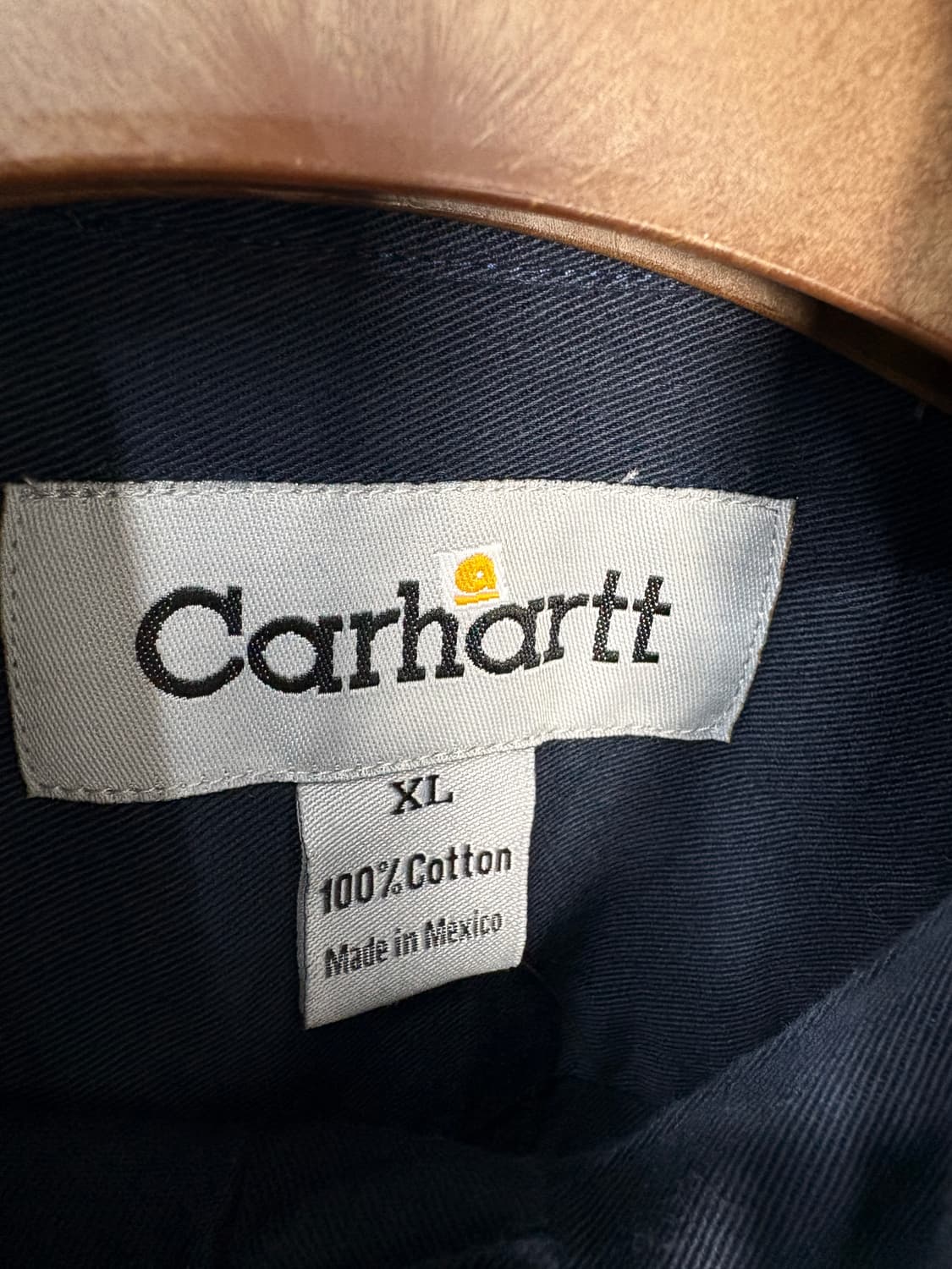칼하트 네이비 워크셔츠 A3513 상품이미지5