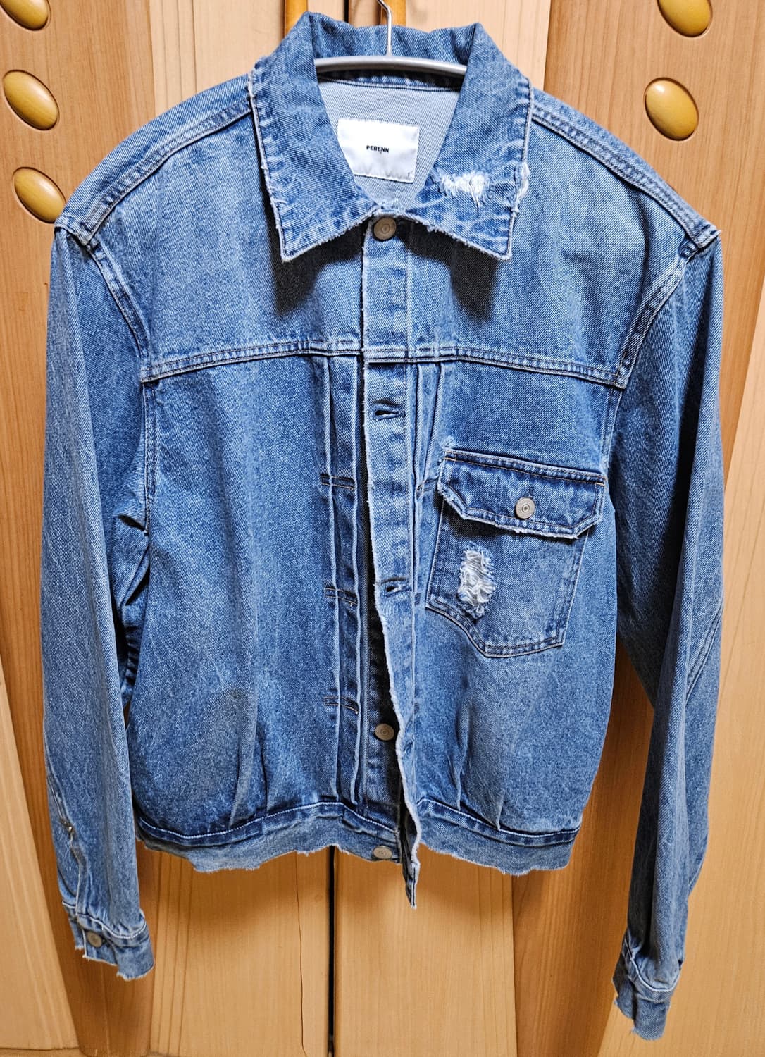퍼렌 타입1 데님 트러커 자켓 상품이미지4