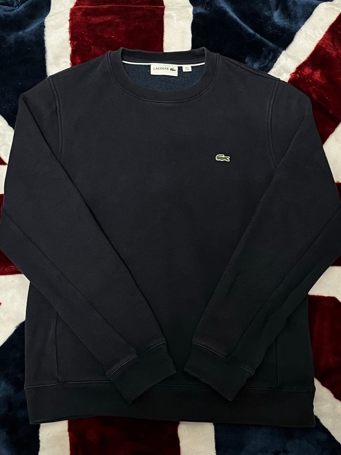 라코스테 네이비 맨투맨 기모 95~100 상품이미지1