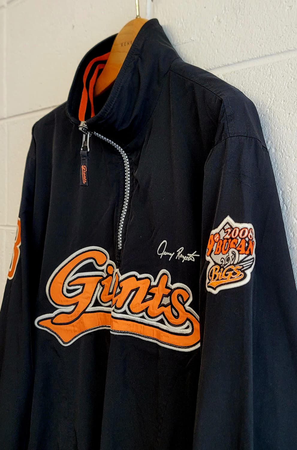 롯데자이언츠 봄.가을 올드 제리로이스터 아노락자켓(바람막이 점퍼) 판매 상품이미지7