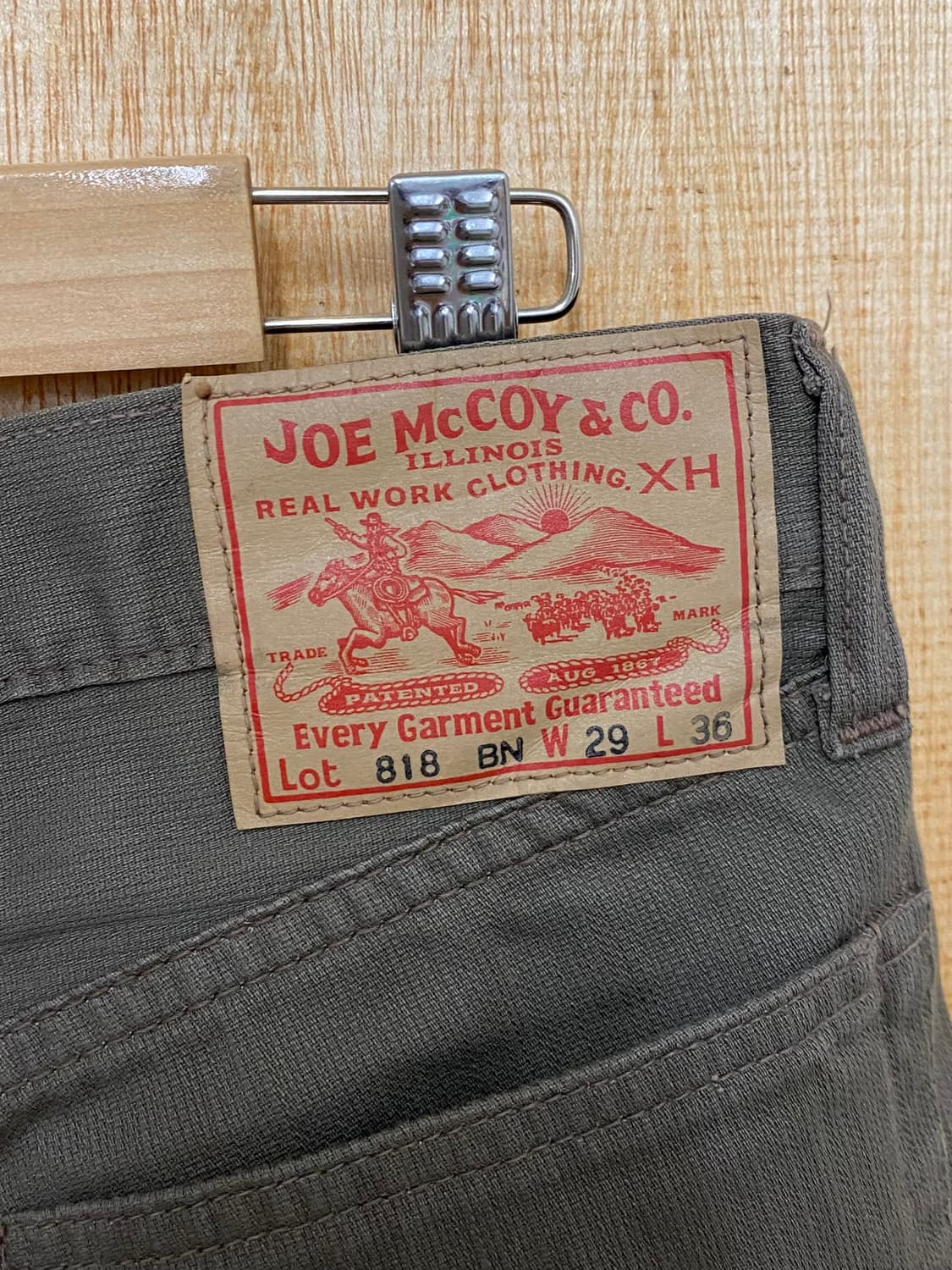 JOE MCCOY brown denim pants 조 맥코이 브라운 데님 상품이미지7