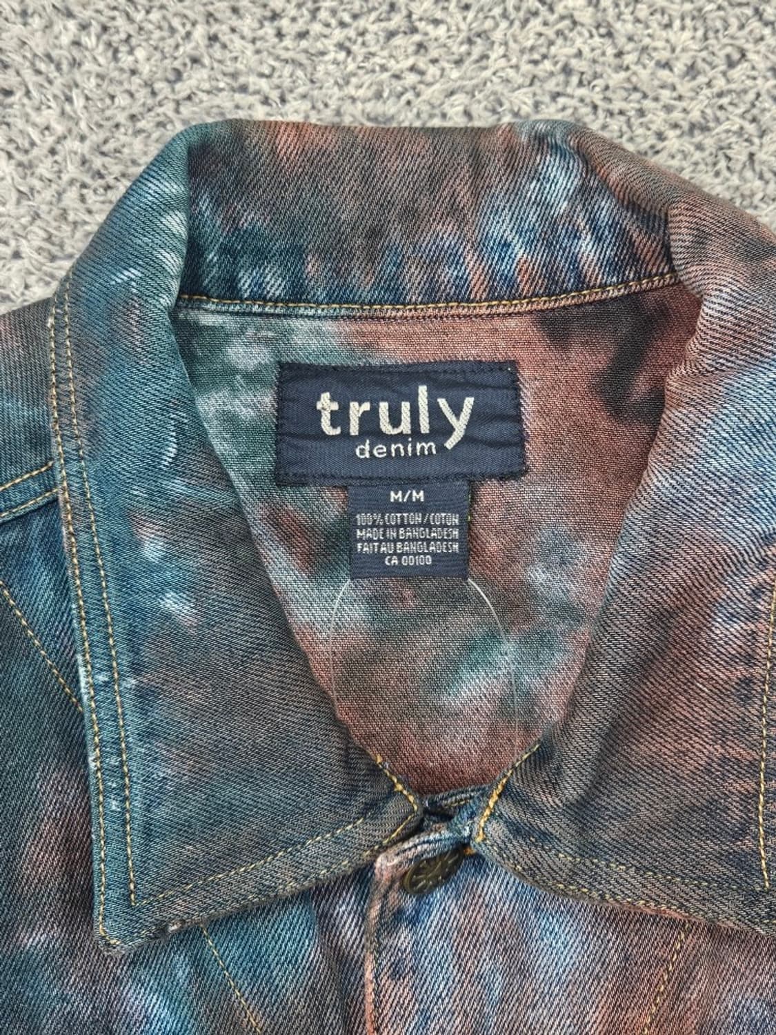 TRULY 데님 트러커 자켓 다잉커스텀 ( M ) / 11880 상품이미지8