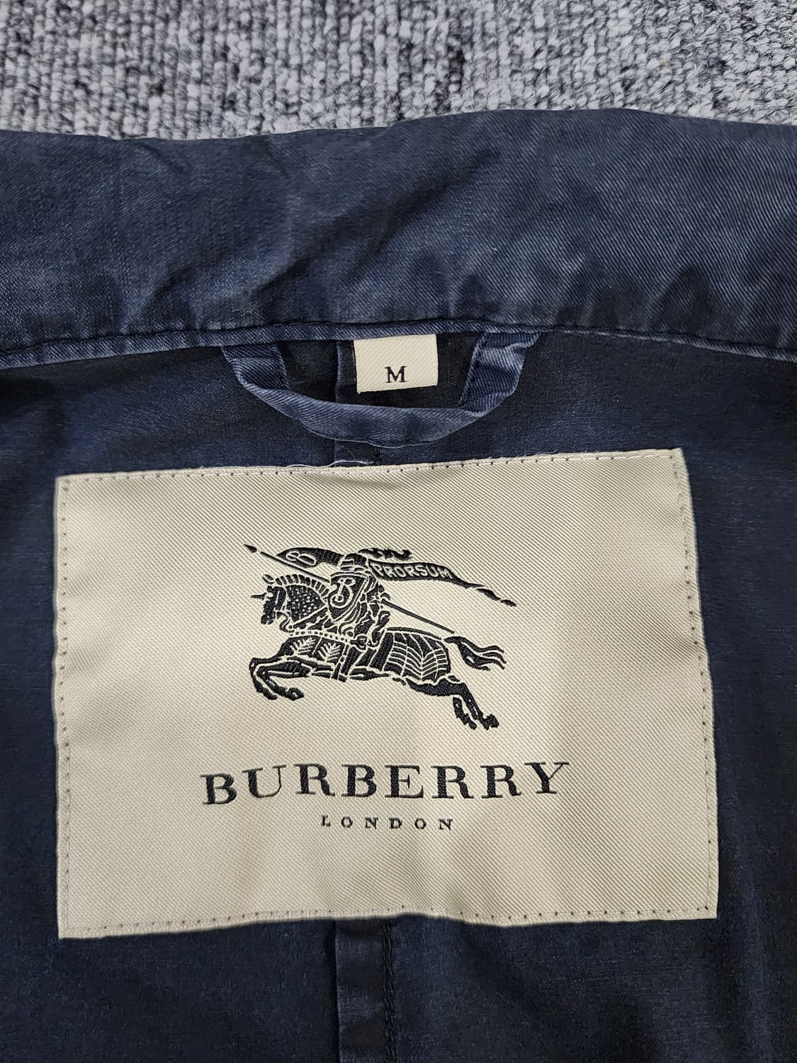 버버리 빈티지 아카이브 하이넥 자켓 M 상품이미지8