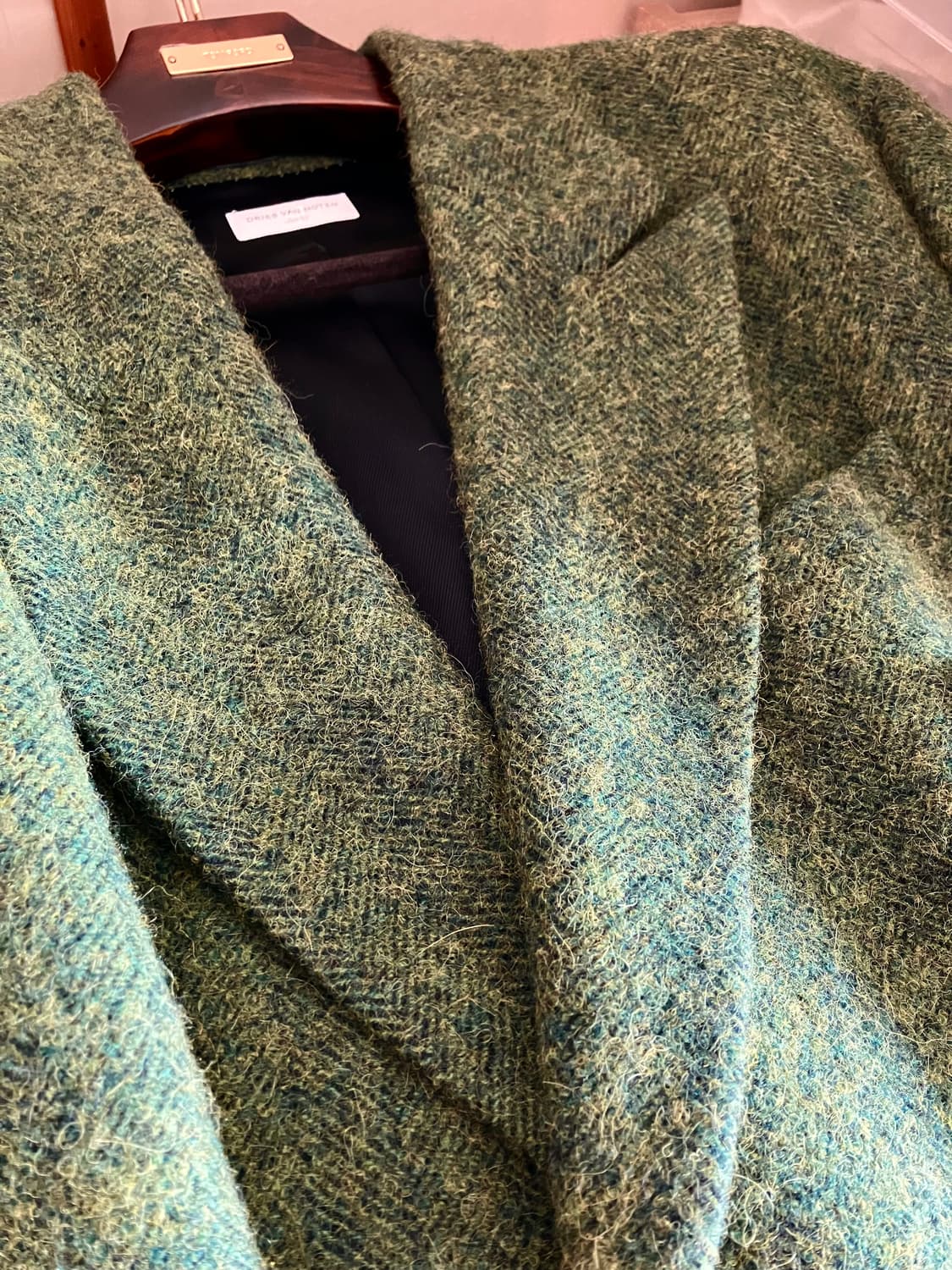 드리스 반 노튼 알파카 트위드 코트 상품이미지7