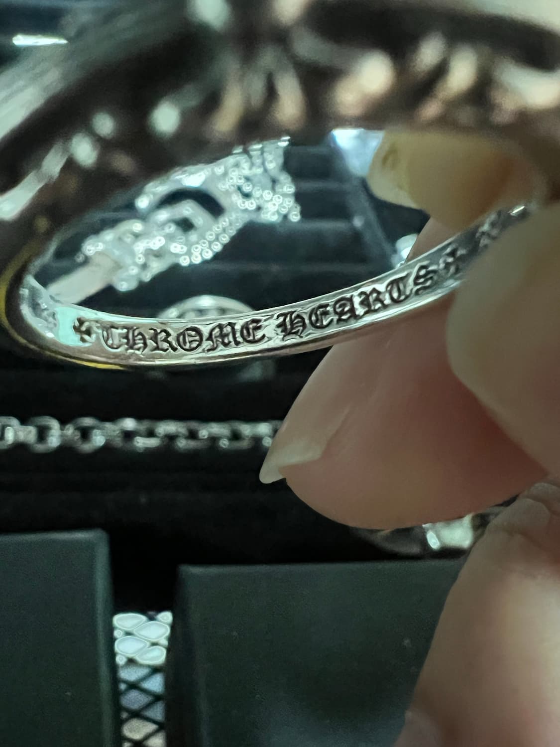 [us9.5] 크롬하츠 베이비플로랄링 상품이미지4