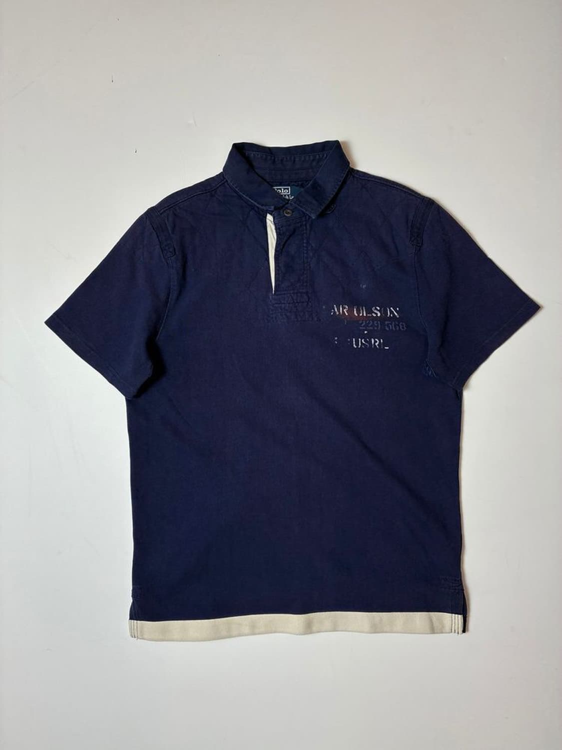 폴로 랄프로렌 레터링 반팔 카라 티셔츠 PN9688 상품이미지1