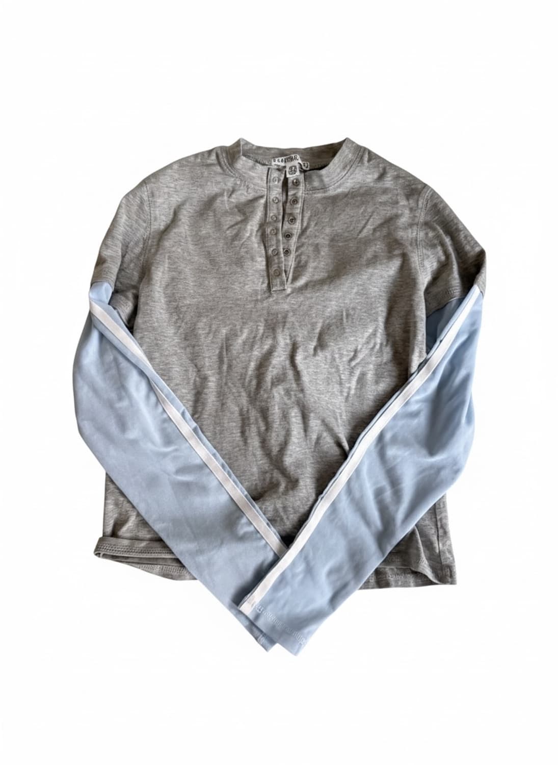 파르티멘토우먼 올인원 레이어드 헨리 롱 슬리브 티 멜란지 M 상품이미지1