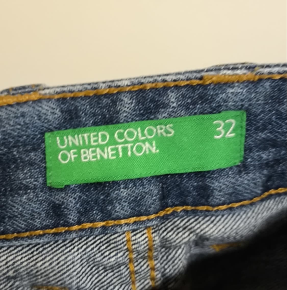 32 베네통 스트레이트 워싱 데님팬츠 청바지 상품이미지6