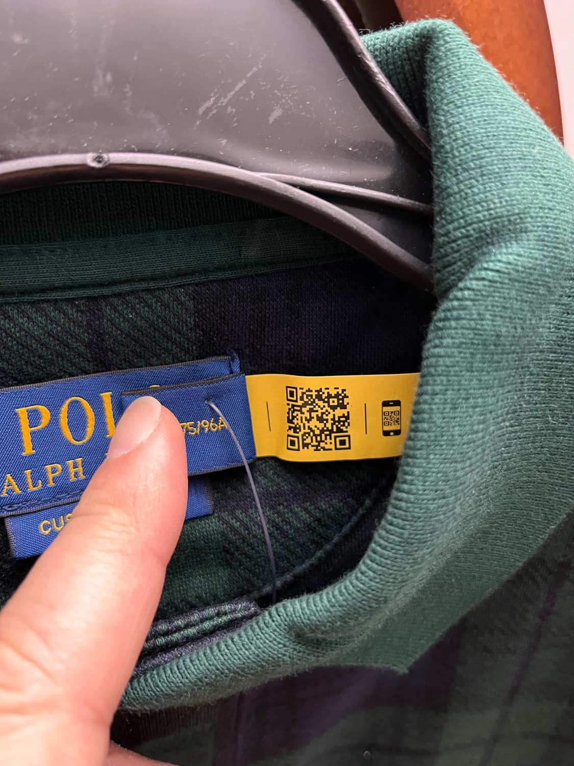 [새상품/미국구입]폴로 랄프로렌 커스텀 슬림핏 블랙와치 메시 폴로 셔츠 상품이미지5