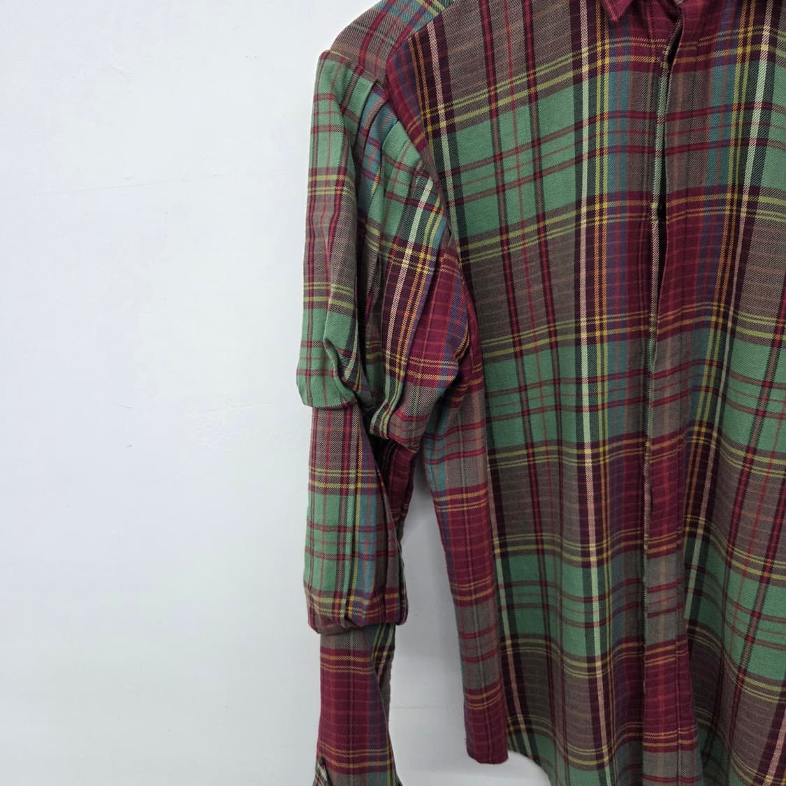 폴로 랄프로렌 디테일 체크 셔츠 여성 M 상품이미지4