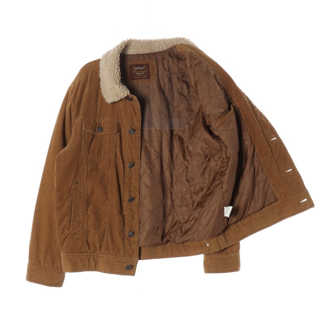 옴파로스 코듀로이 쉐르파 트러커 자켓 L 상품이미지2