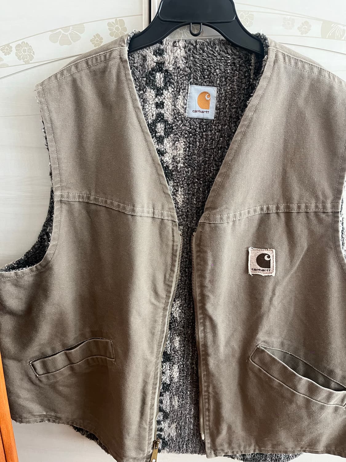 칼하트 빈티지 쉐르파 베스트(L) 상품이미지3