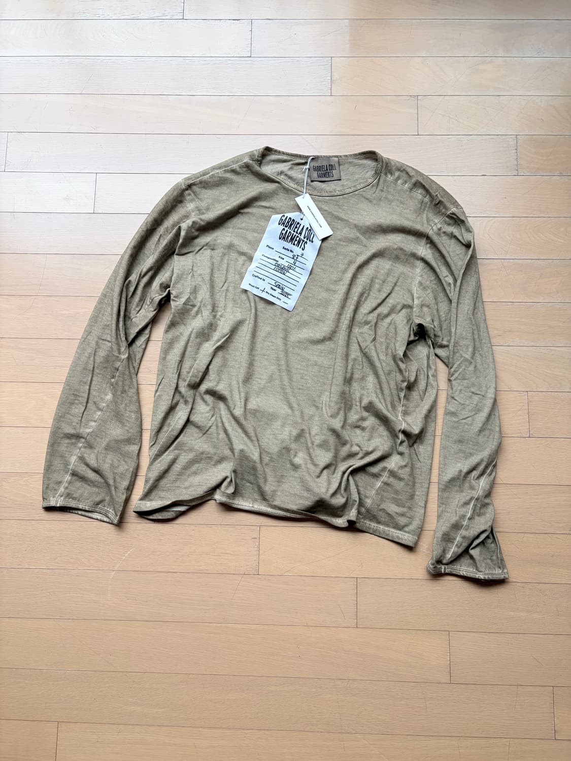 [4] 가브리엘라 콜 가먼츠 no.87 오가닉 코튼 롱슬리브 상품이미지1