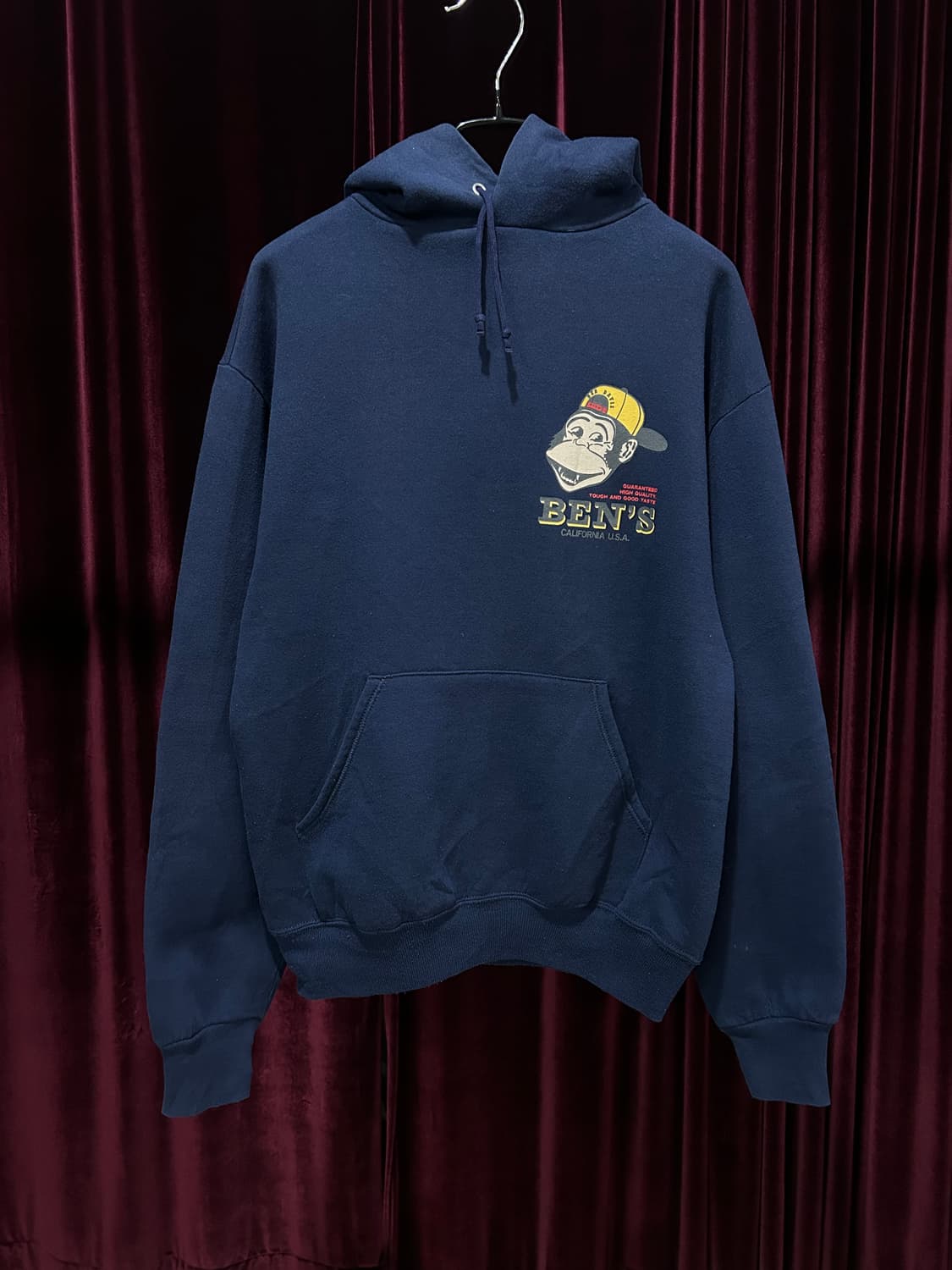 vintage BEN DAVIS navy hoodie 상품이미지1