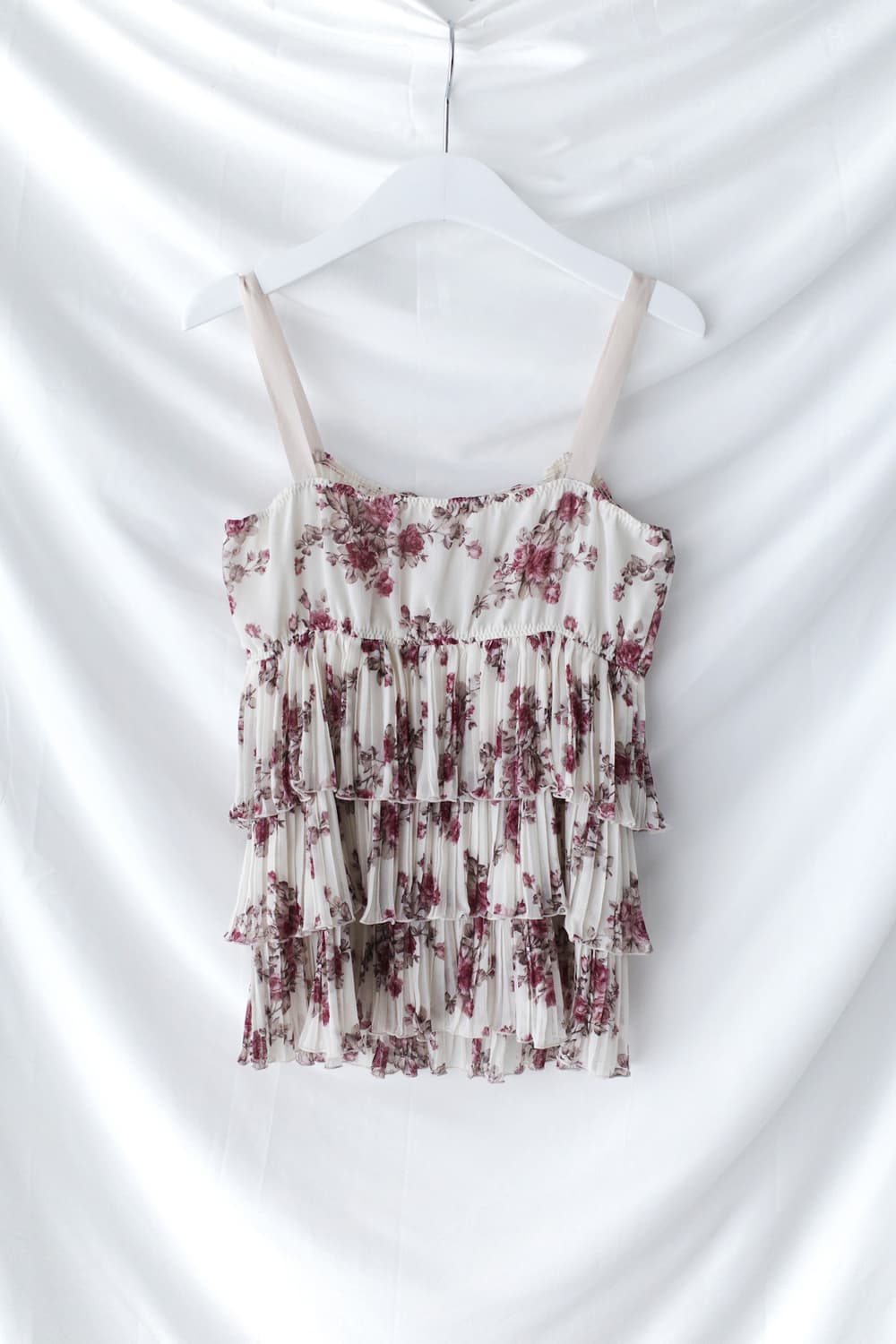 flower pleats sleeveless 상품이미지1