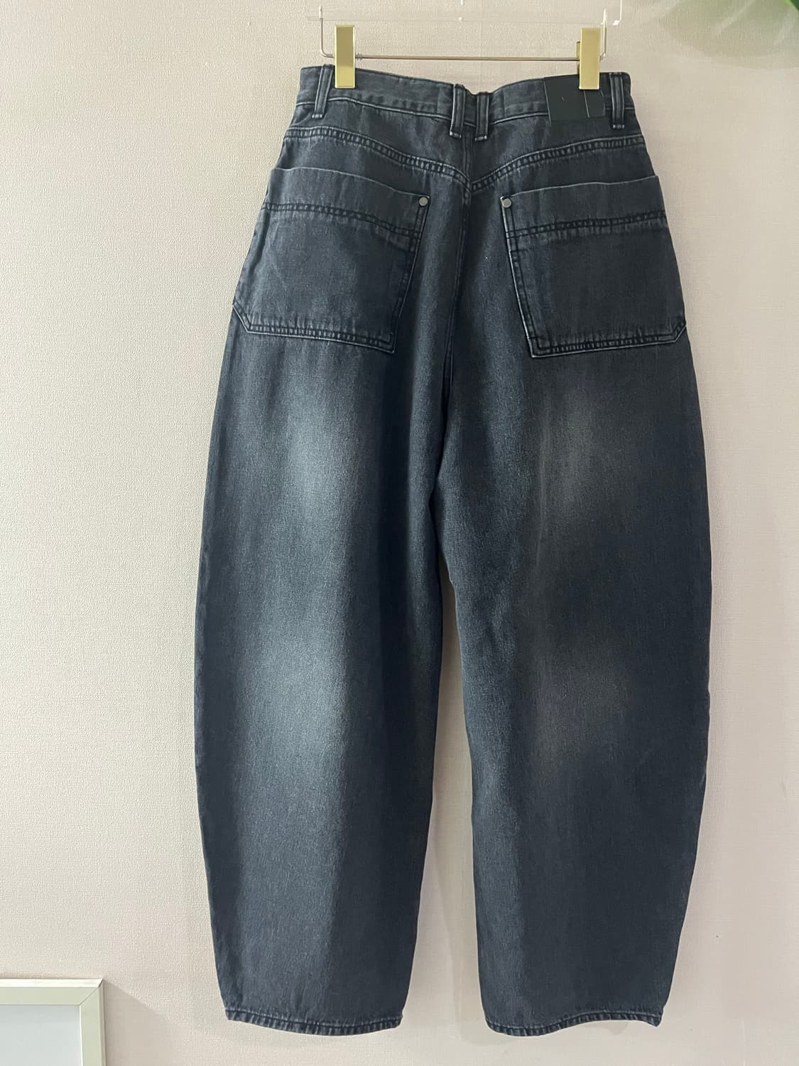 트리밍버드 원버튼 셋업팬츠 (블랙 2 size) 상품이미지8