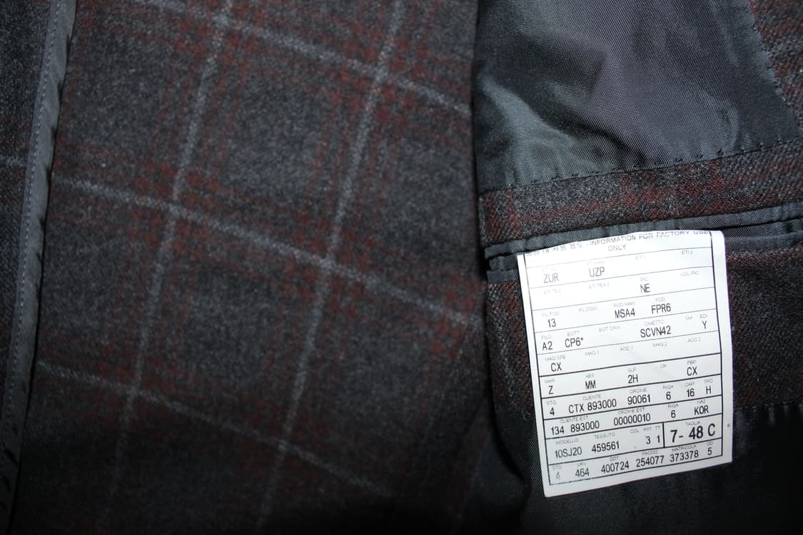 에르메네질도제냐 트로페오 캐시미어 테일러드 자켓 상품이미지6