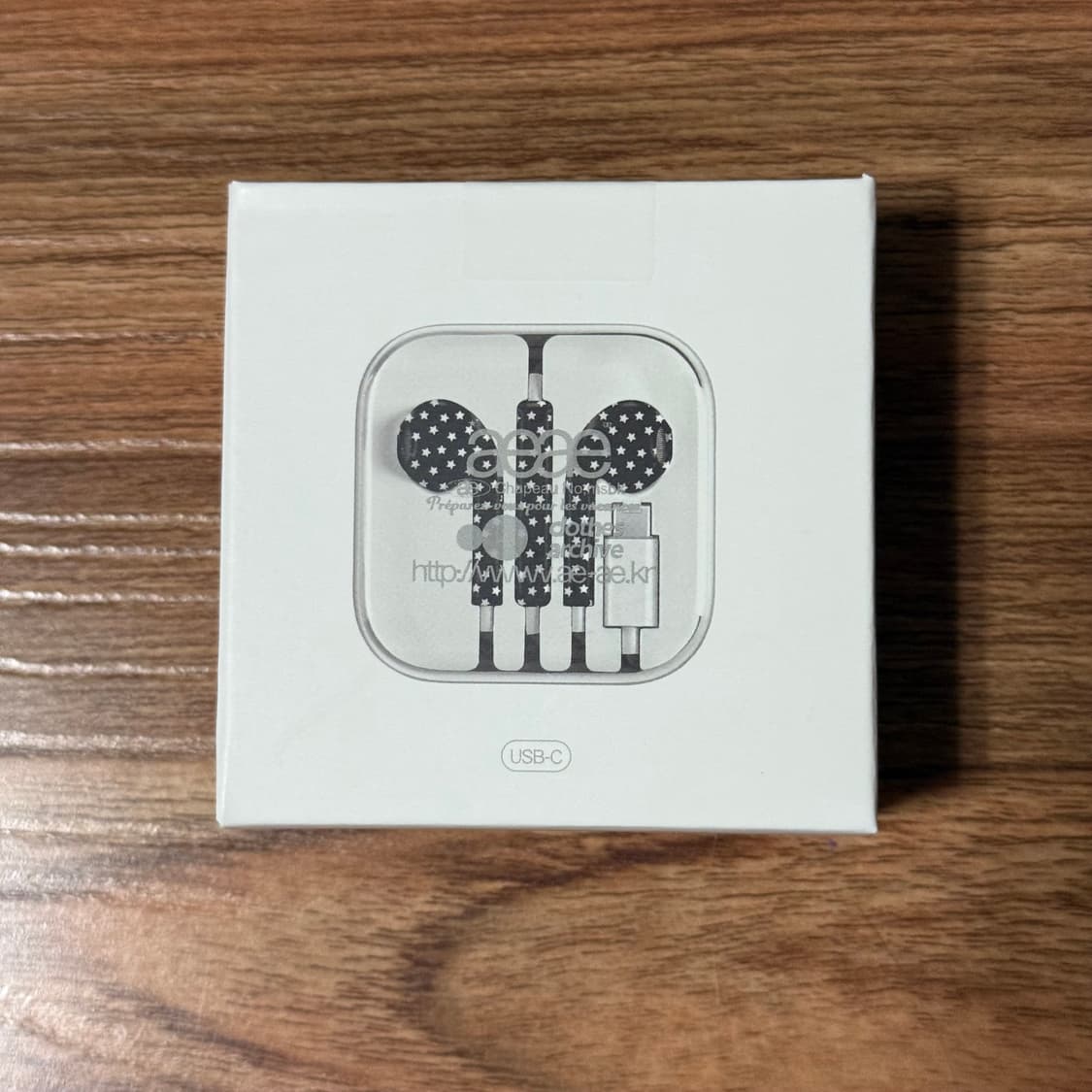 [미개봉 새상품] aeae 커스텀 줄 이어폰 블랙 상품이미지3