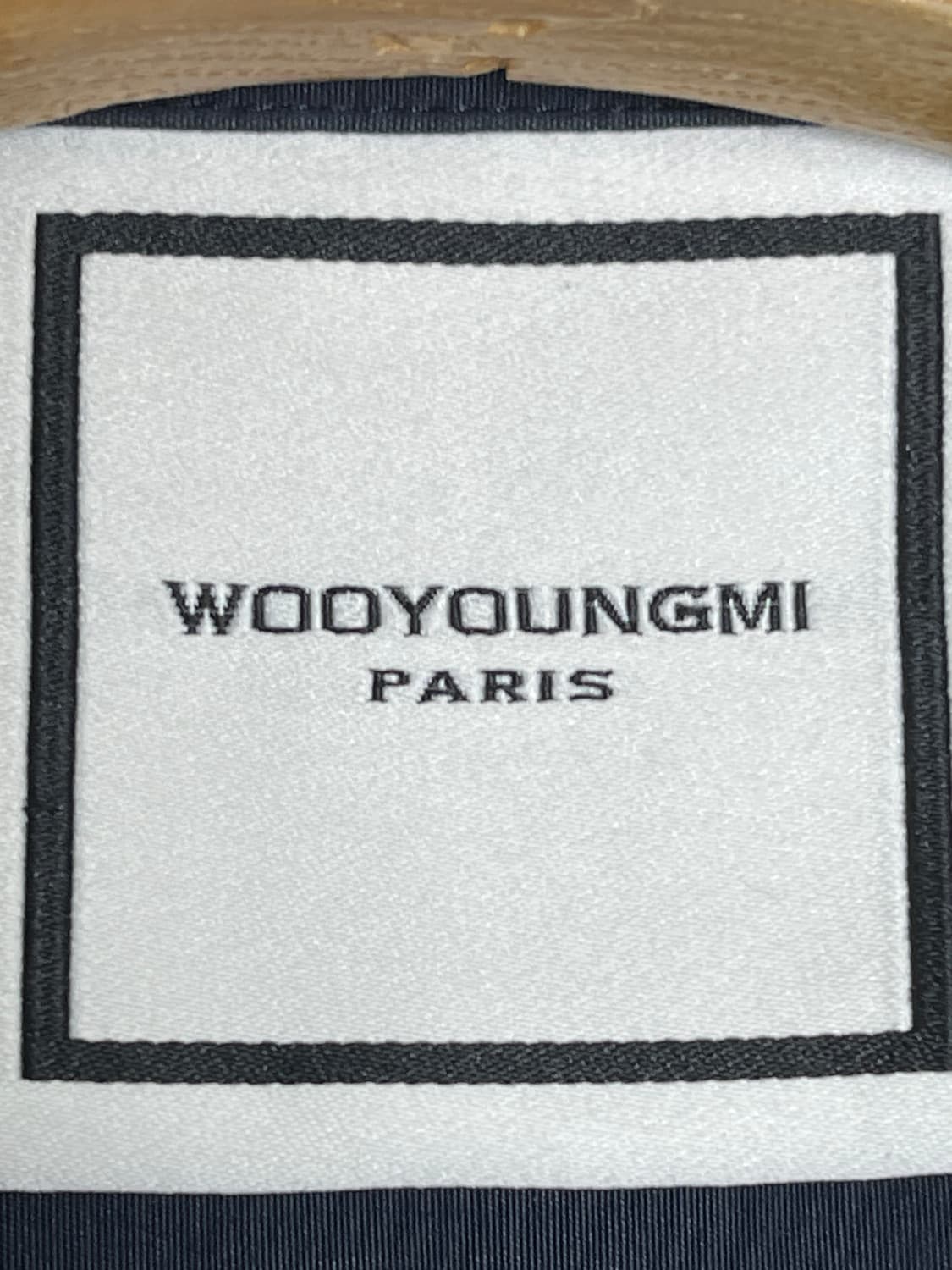 우영미 파리 네이비 반팔 셔츠 상품이미지4