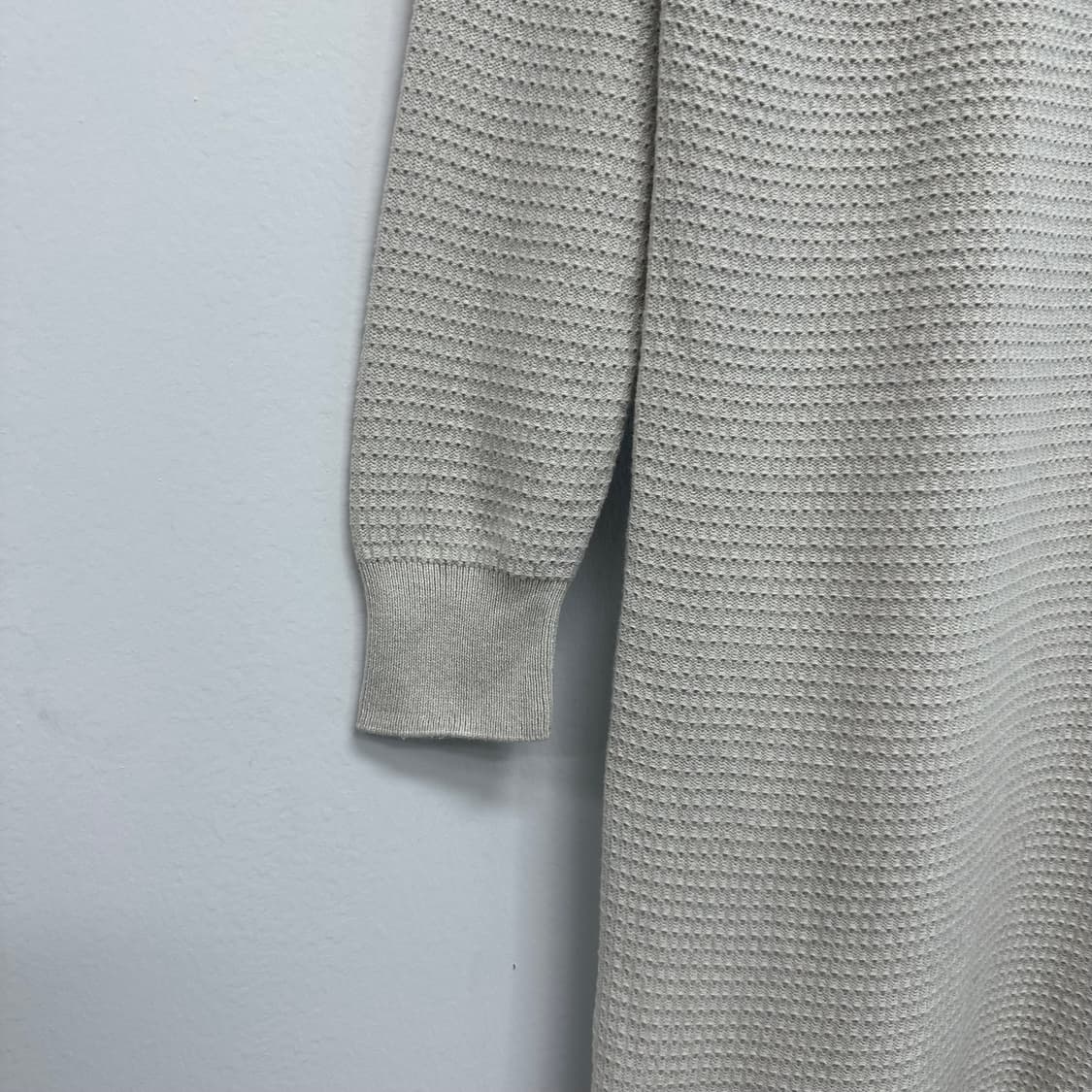 아페쎄 실크울 캐시미어 와플 니트 원피스 상품이미지4