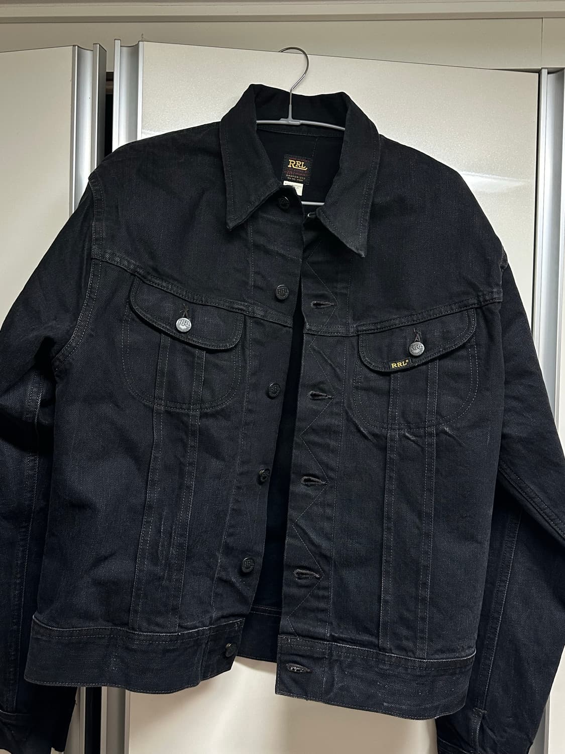RRL 더블알엘 lot 271 블랙 데님 자켓 M(멕시코산) 상품이미지1