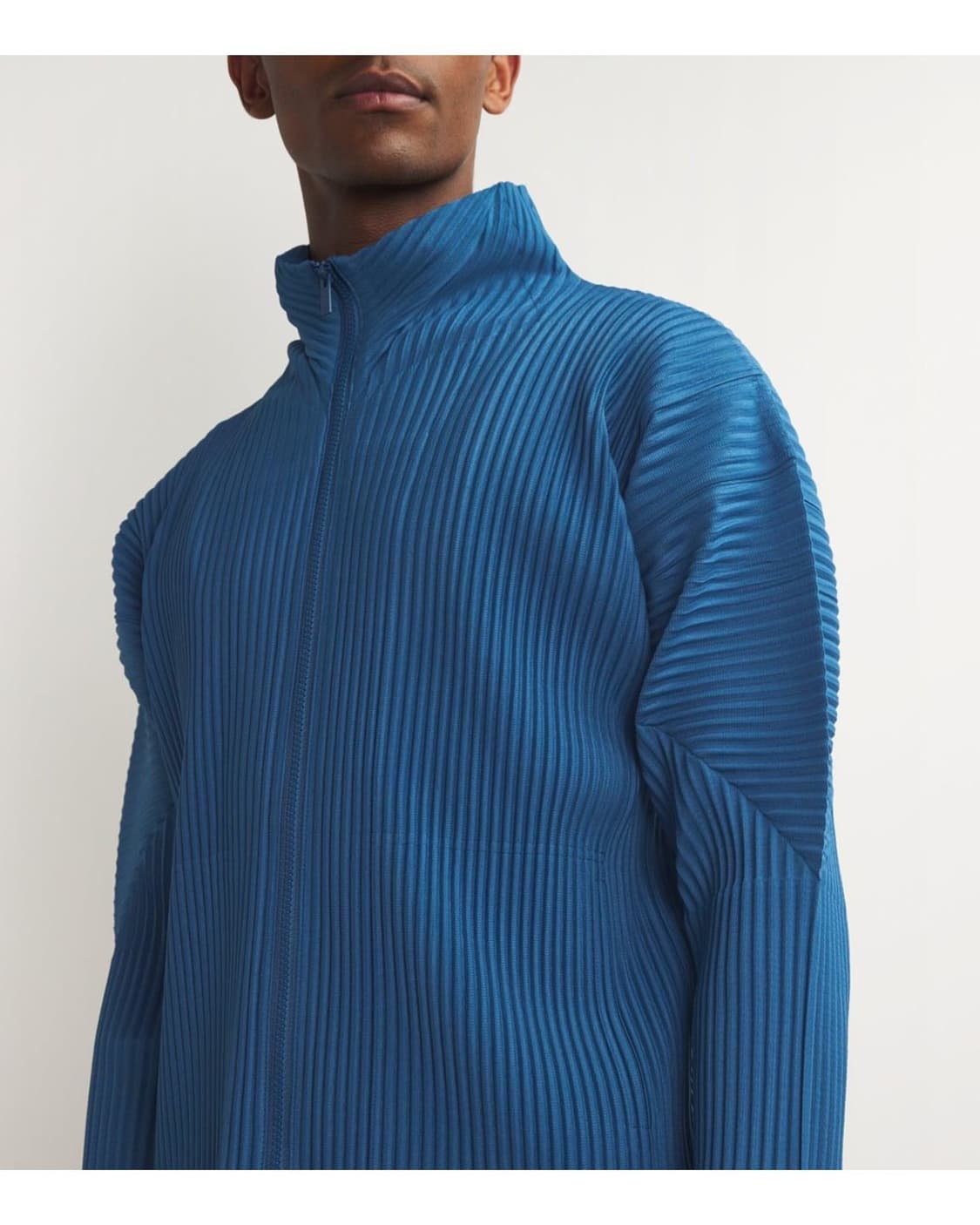 옴므플리세 집업 2사이즈, 블루(먼슬리 한정 컬러) 상품이미지5