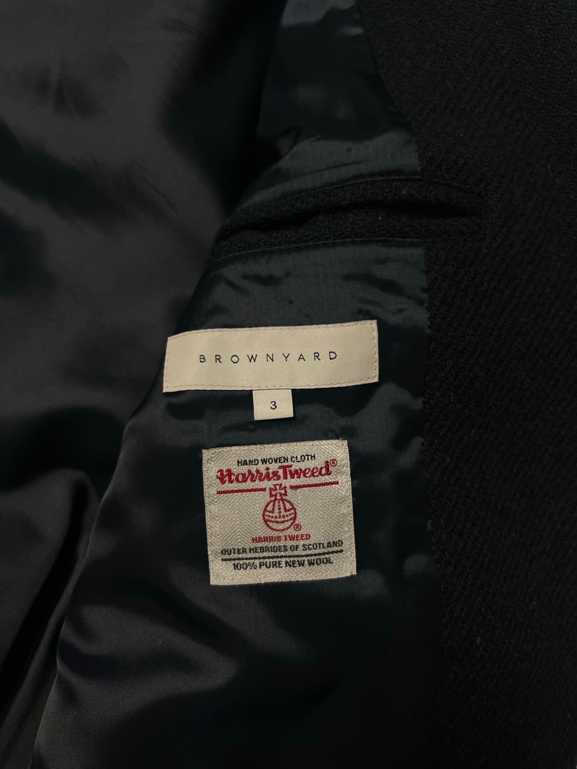 브라운야드 해리스 트위드 자켓 네이비 상품이미지3