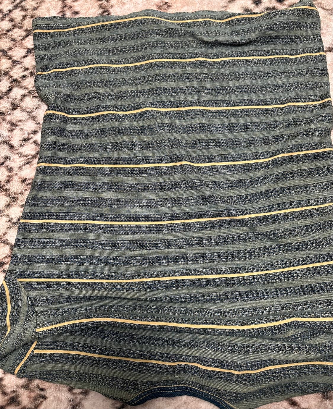 rrl 인디고 스트라이프 자카드 티셔츠 L 상품이미지5