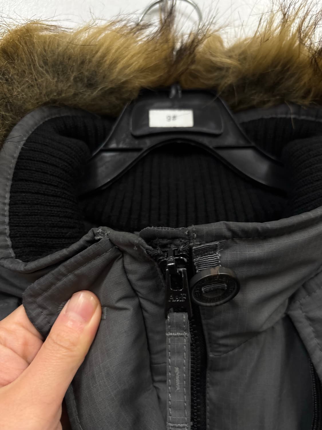 아베크롬비 우먼 털탈착 패딩 상품이미지4