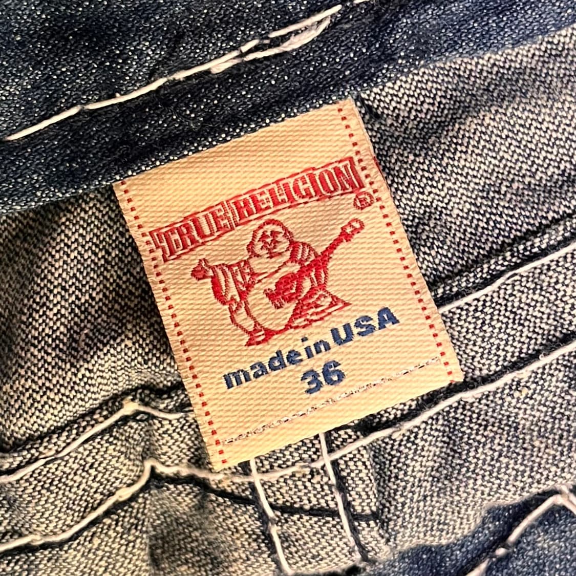 트루 릴리전 BILLY SUPERT 데님팬츠 ROW36 SEAT33 상품이미지5