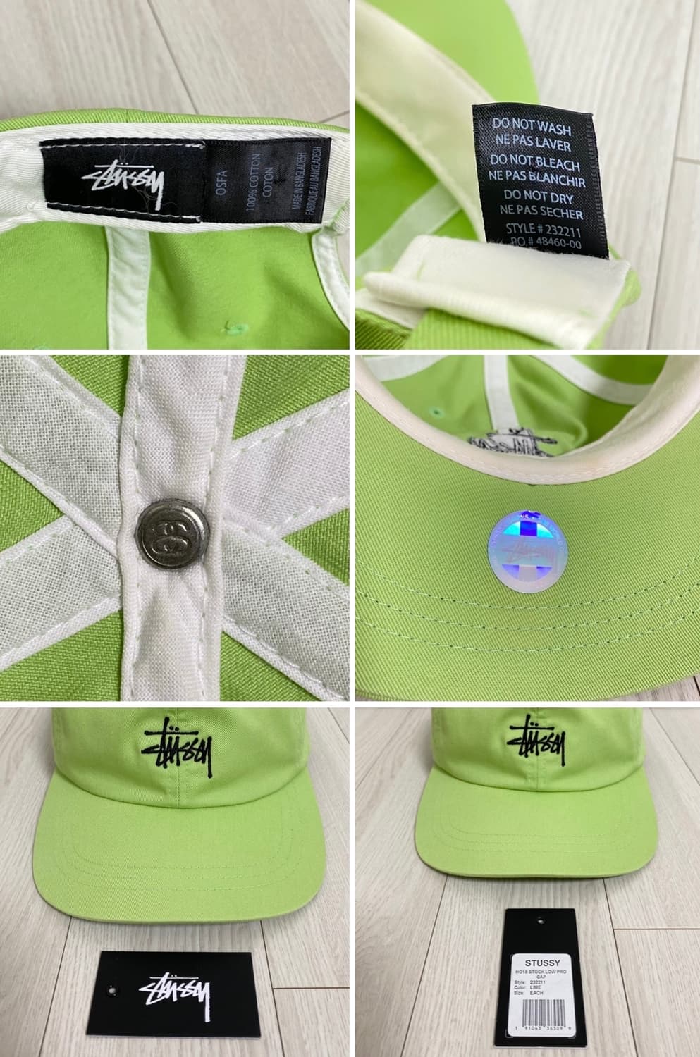STUSSY STOCK LOW PRO CAP 상품이미지7