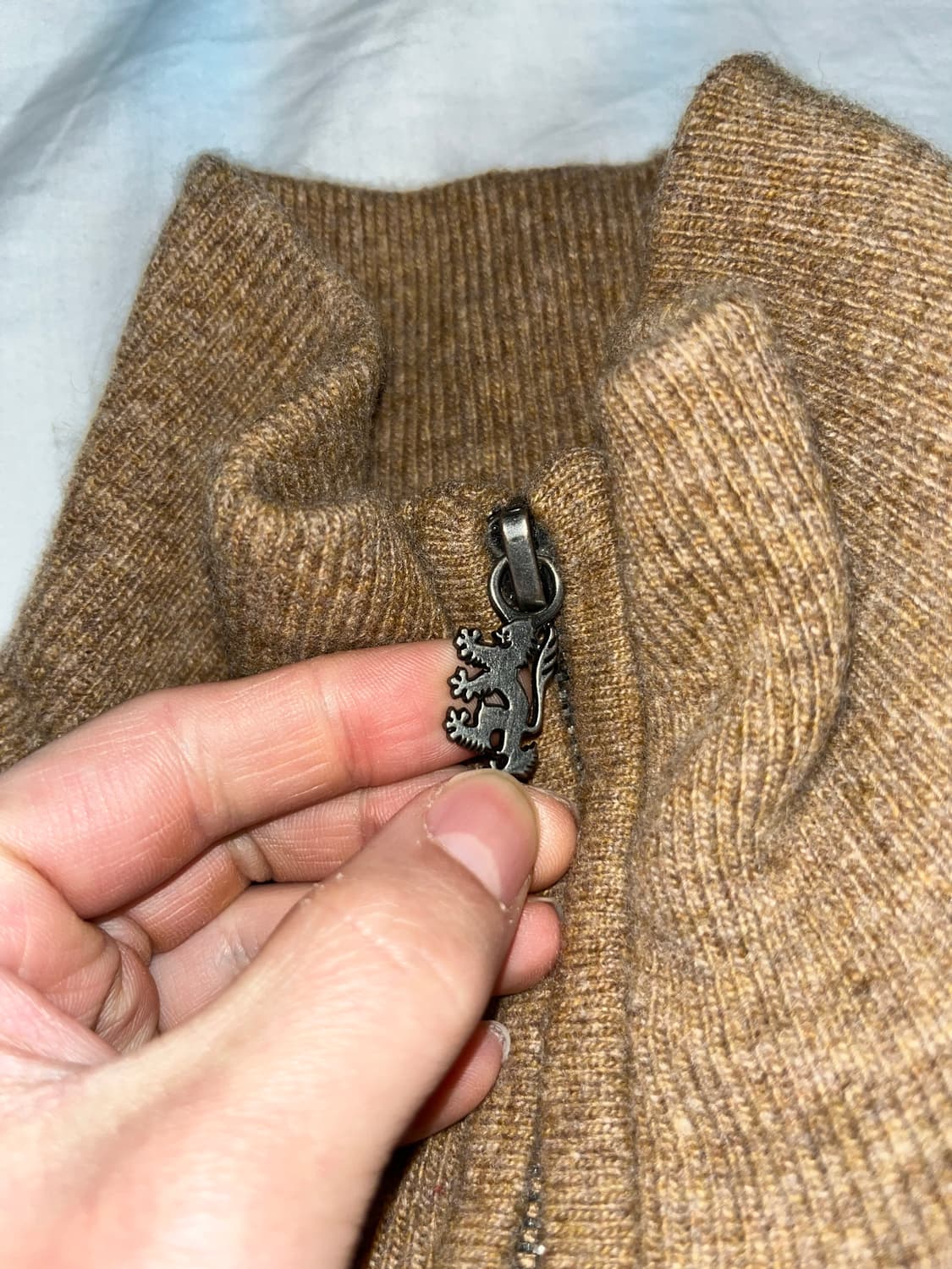 Pringle of scotland 아가일 니트 집업 상품이미지4