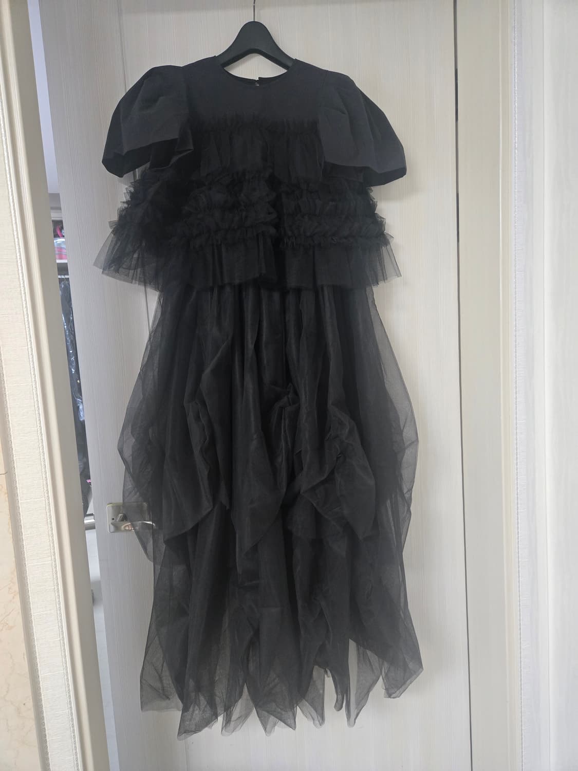 로지몬스터 튤블라우스 튤원피스 셰트 그레이 상품이미지8