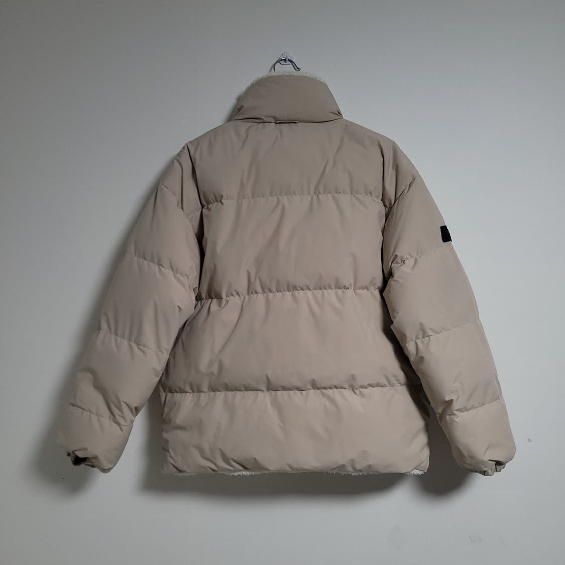 (S) SPAO 스파오 리버시블 아이보리 플리스 양면패딩 상품이미지7