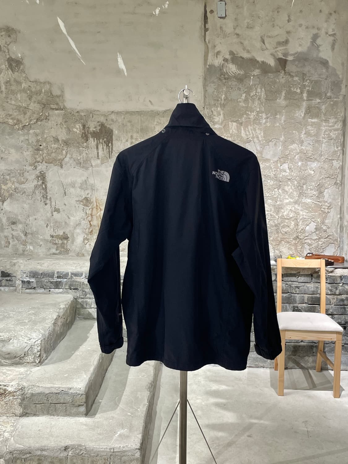 노스페이스 블랙 하이벤트 벨크로 나일론 자켓 상품이미지6